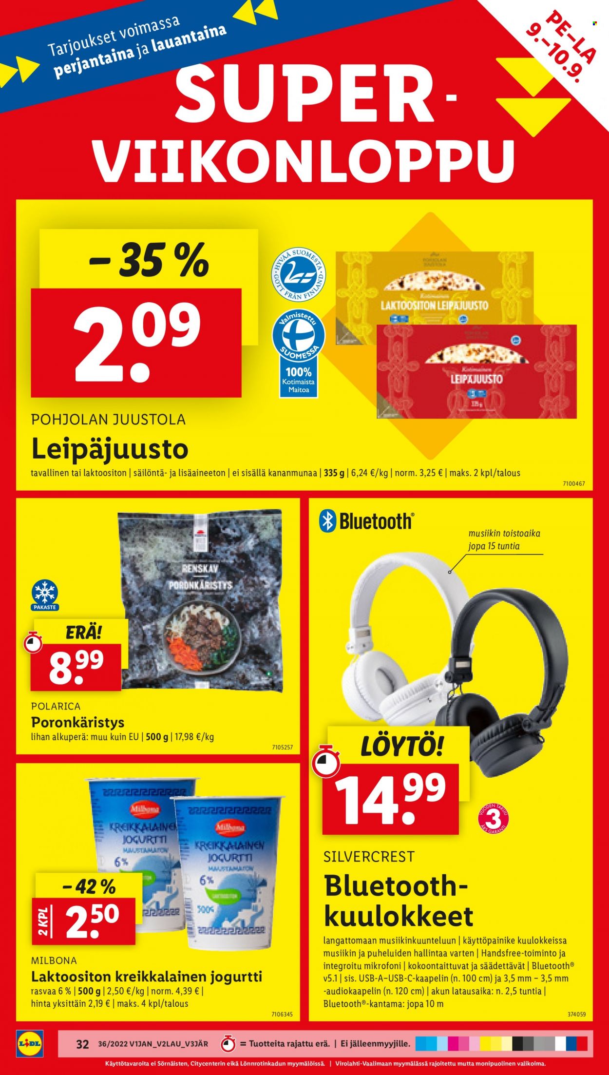 Lidl tarjoukset - 08.09.2022 - 14.09.2022. Sivu 32