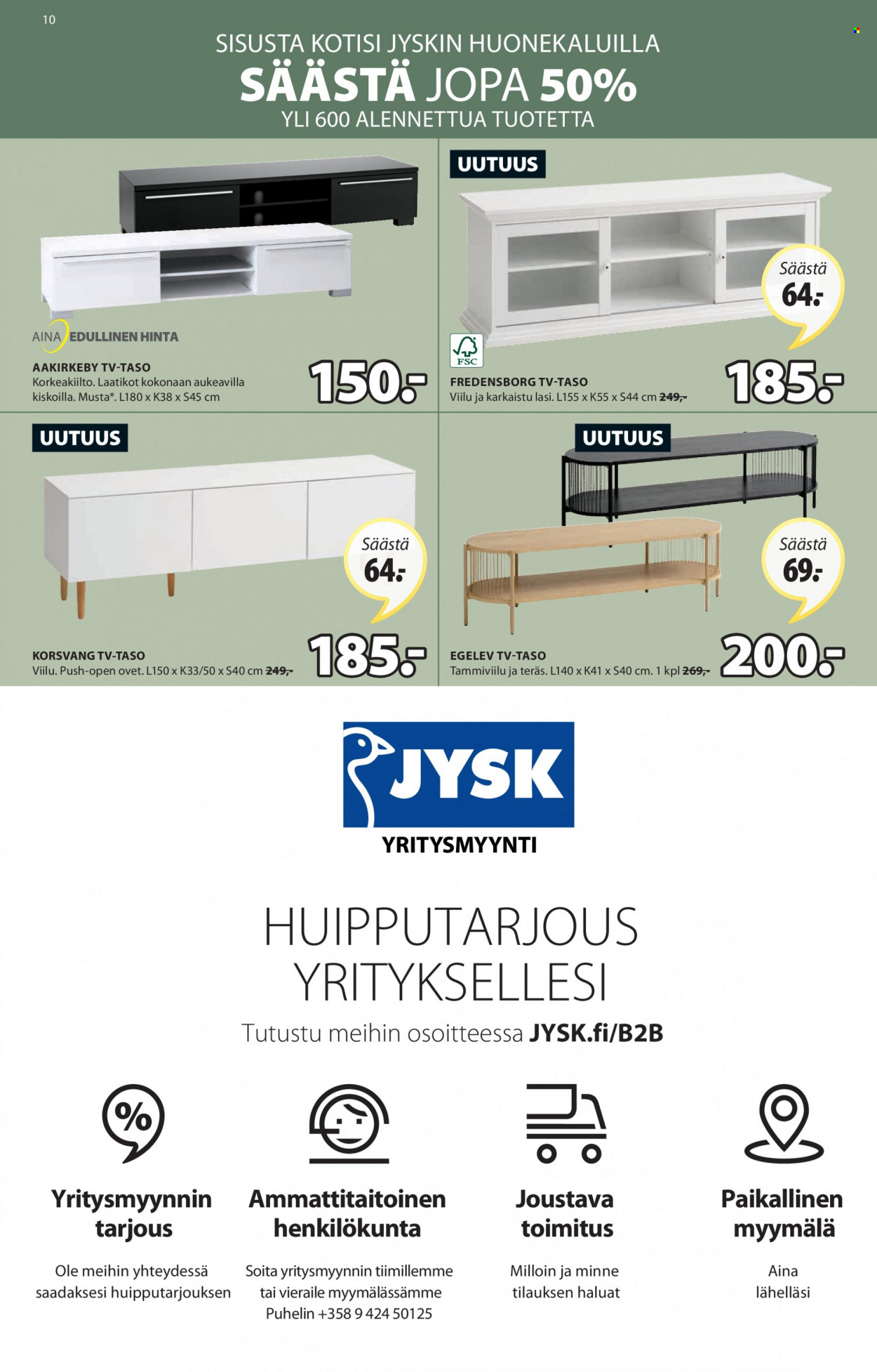 JYSK tarjoukset - 05.09.2022 - 11.09.2022. Sivu 10