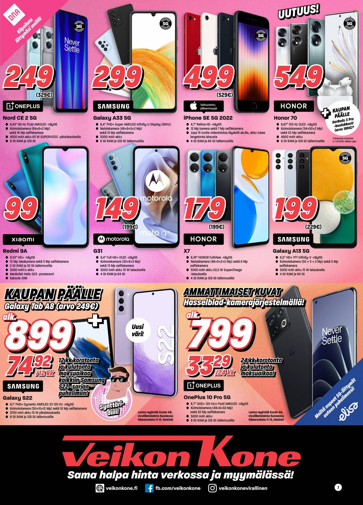 Veikon Kone tarjoukset - 05.09.2022 - 10.09.2022. Sivu 16