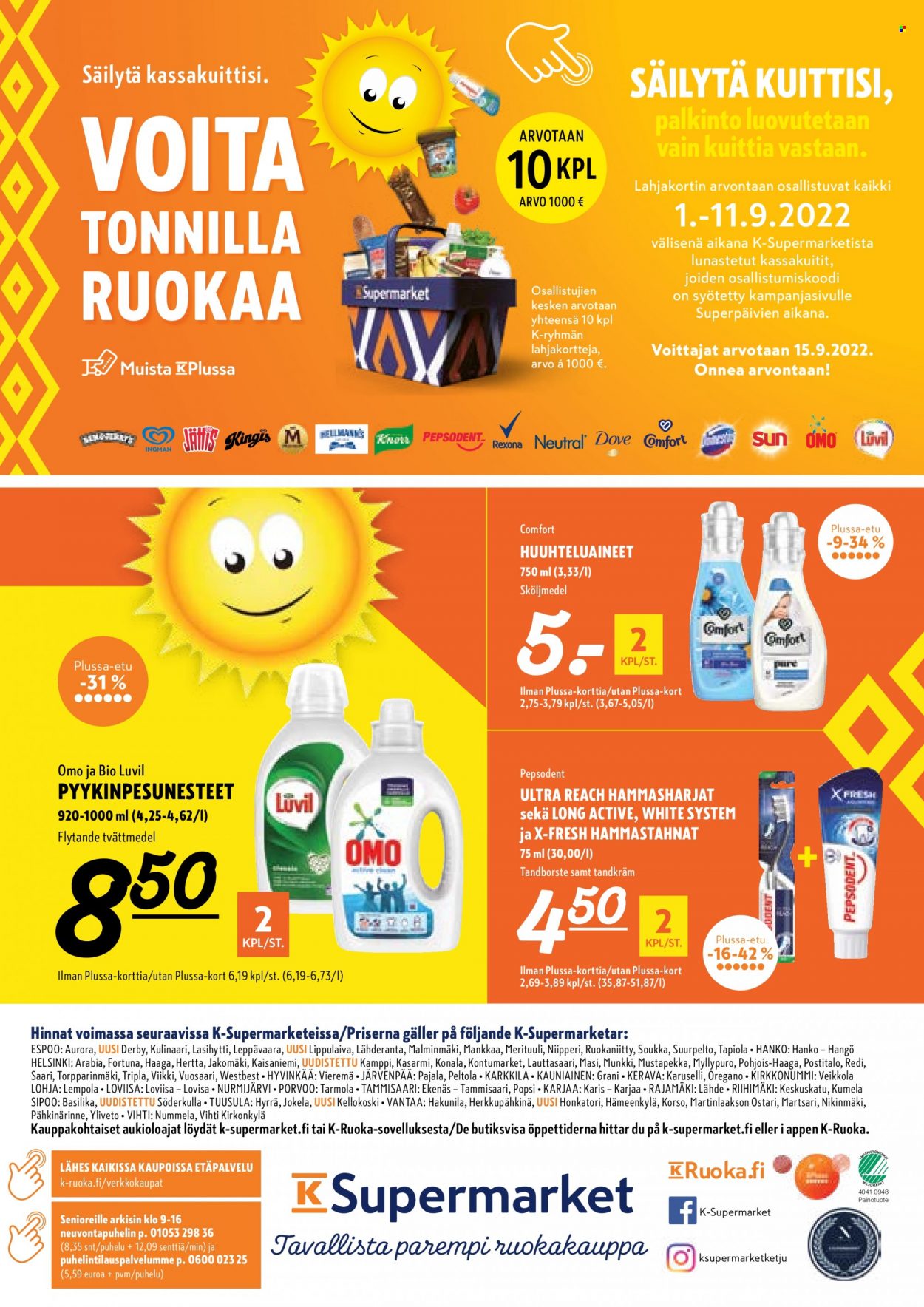 K-Supermarket tarjoukset - 08.09.2022 - 11.09.2022. Sivu 8