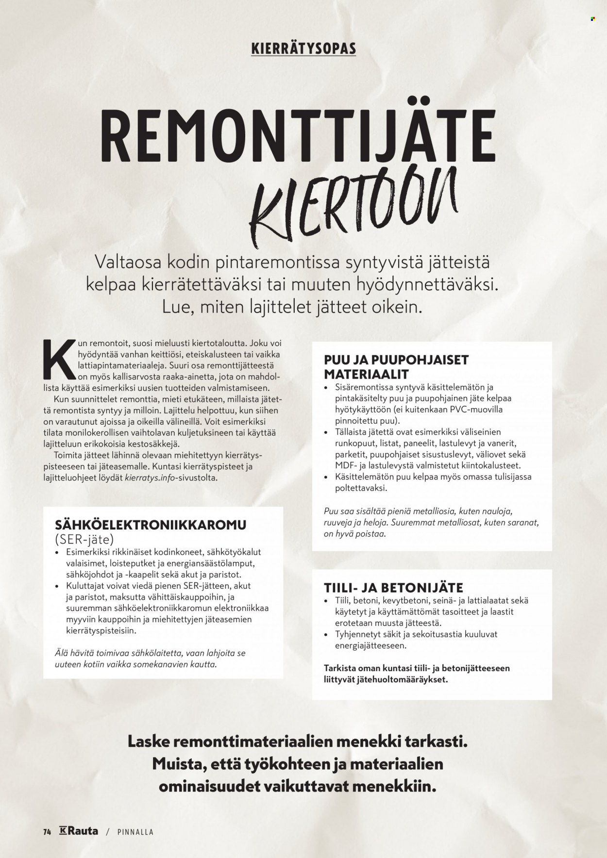 K-Rauta tarjoukset. Sivu 74