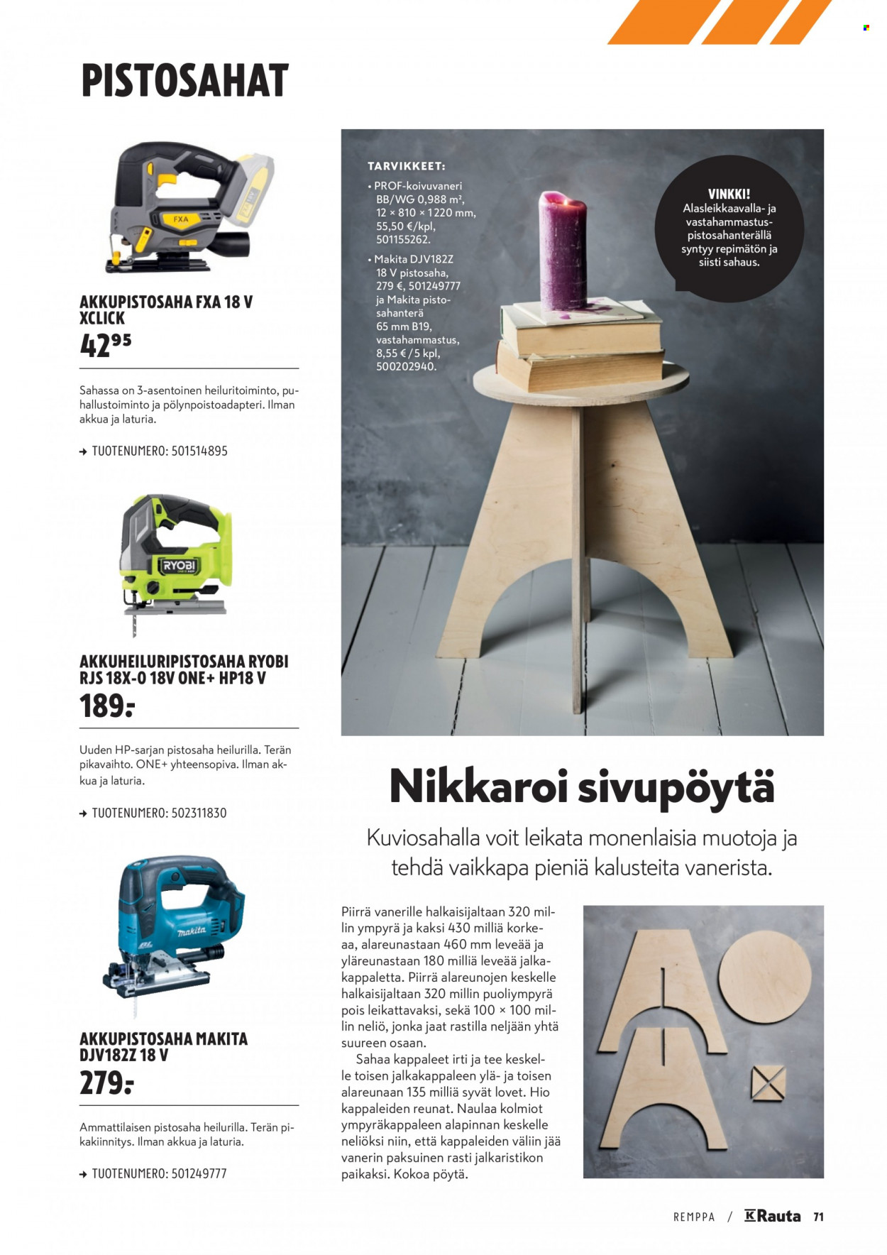 K-Rauta tarjoukset. Sivu 71
