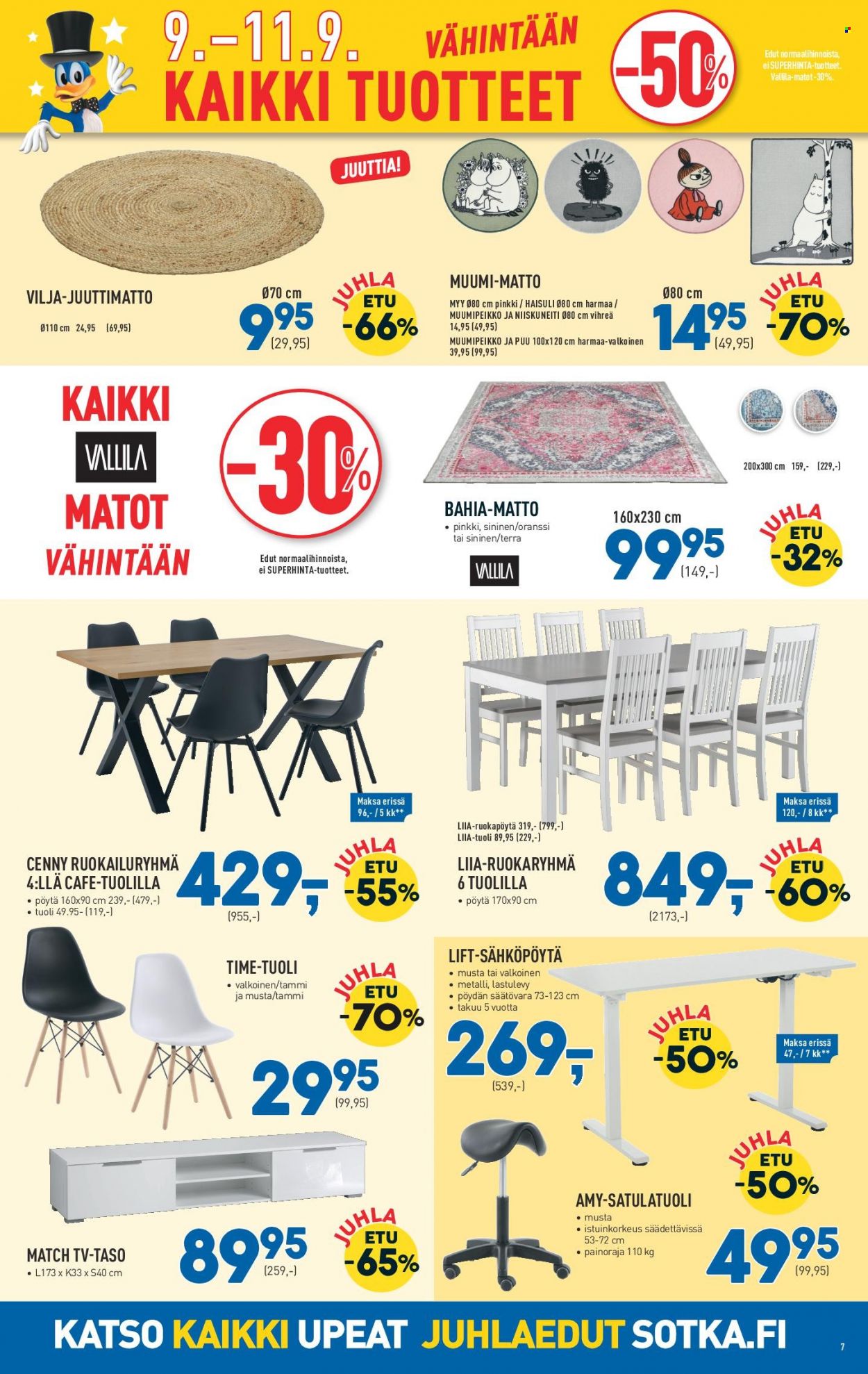 Sotka tarjoukset. Sivu 7