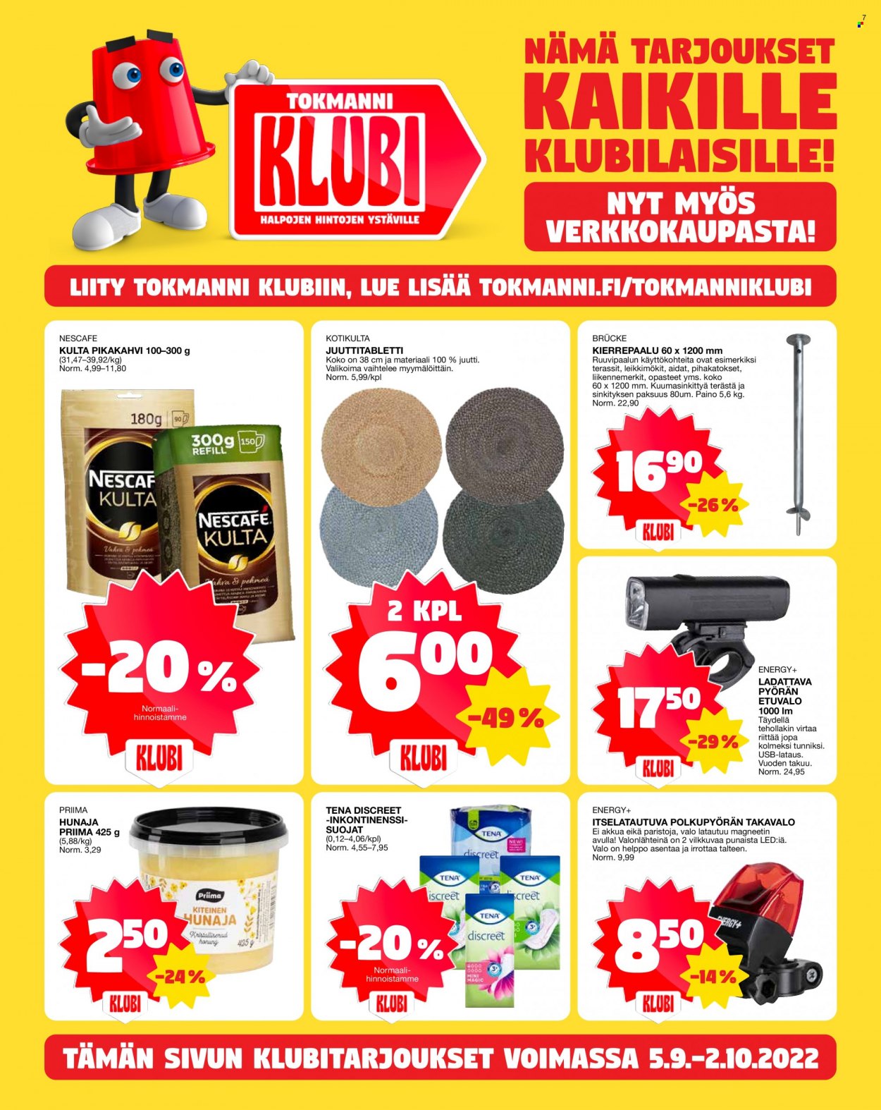 Tokmanni tarjoukset - 12.09.2022 - 18.09.2022. Sivu 7