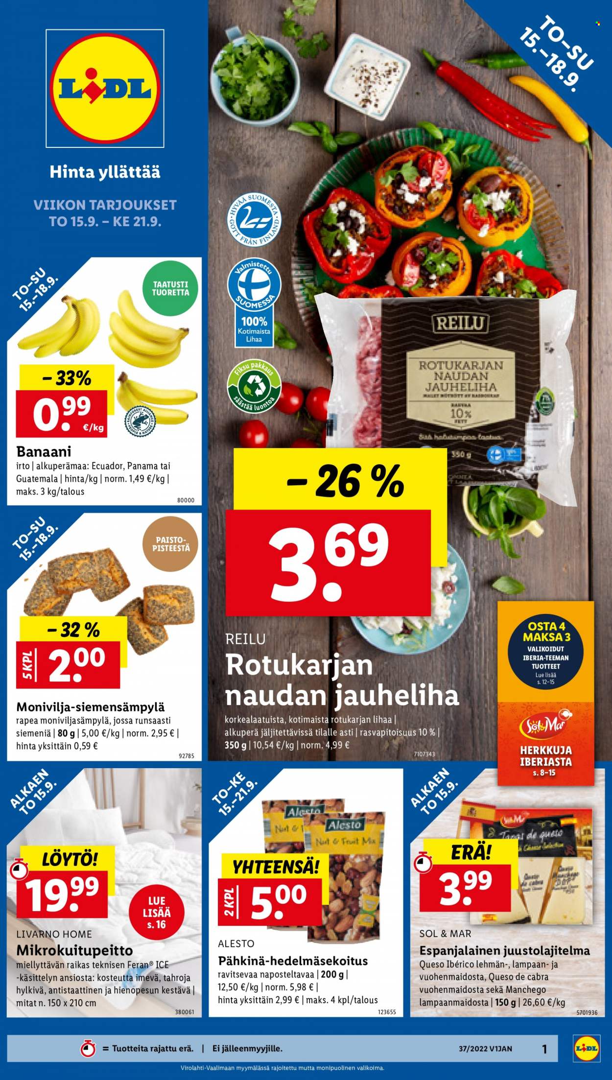Lidl tarjoukset - 15.09.2022 - 21.09.2022. Sivu 1