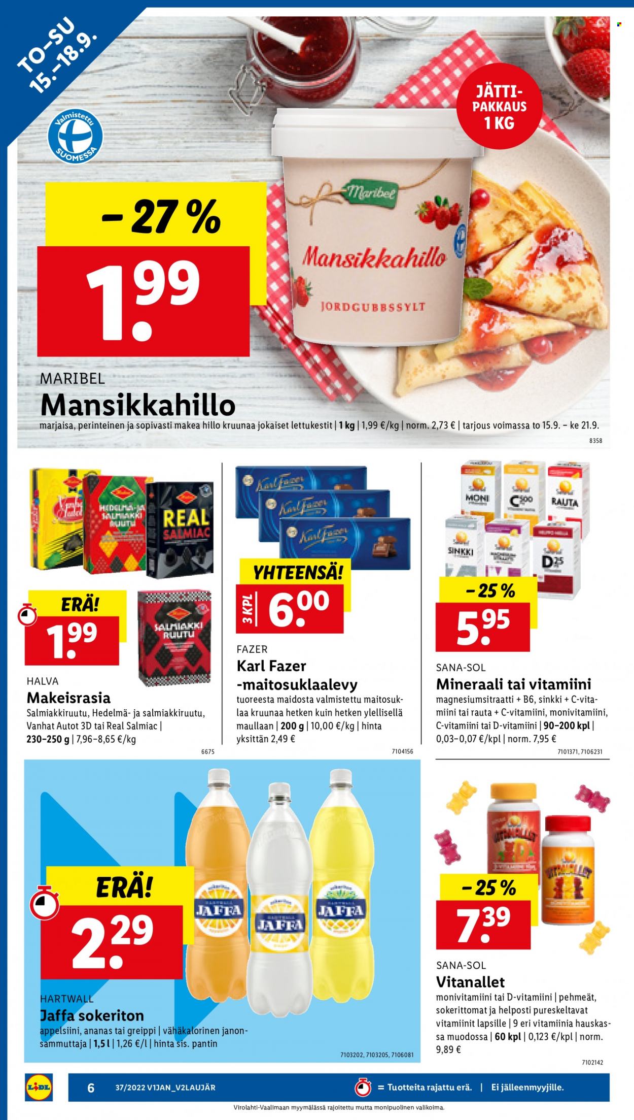 Lidl tarjoukset - 15.09.2022 - 21.09.2022. Sivu 6