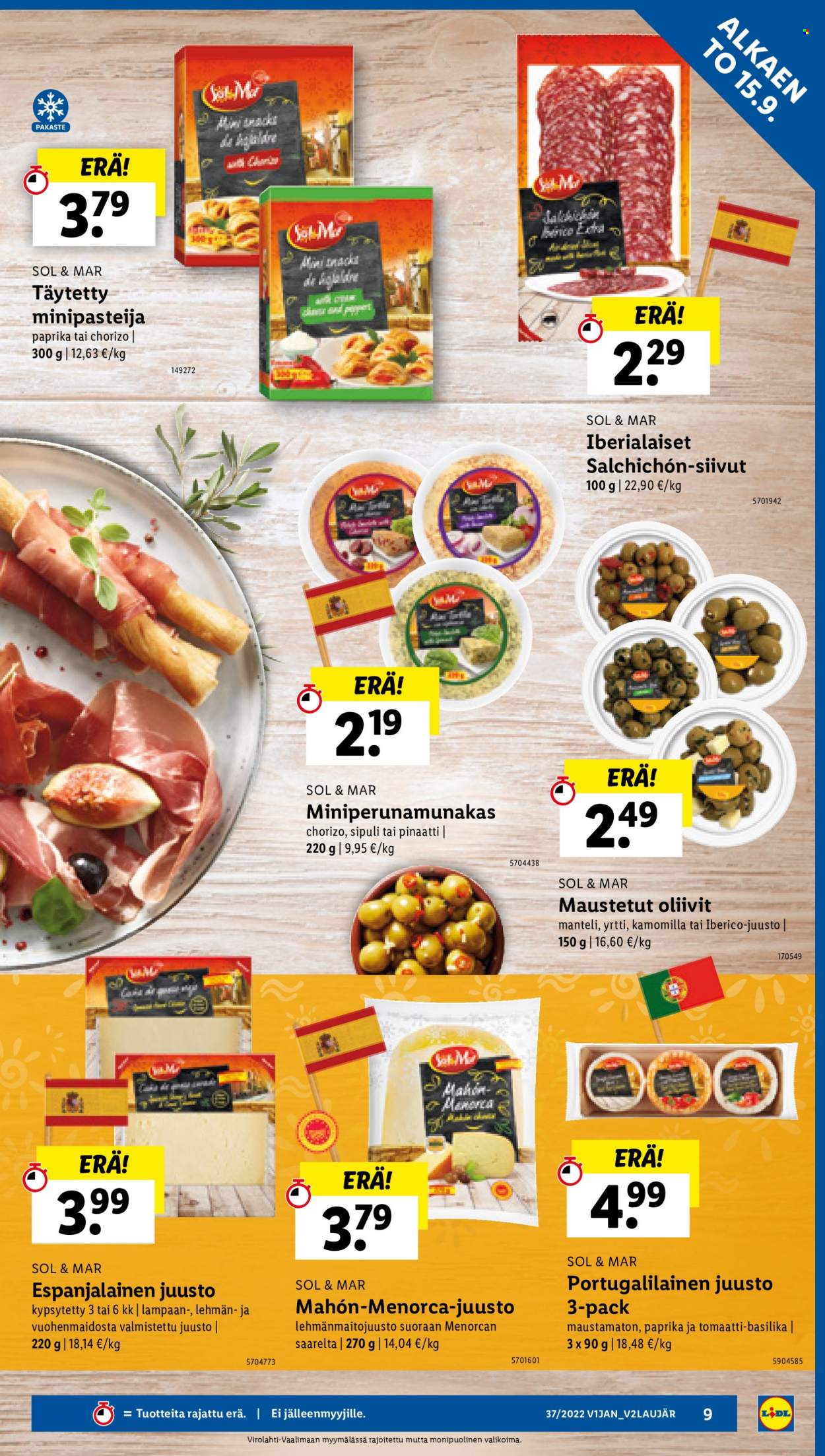 Lidl tarjoukset - 15.09.2022 - 21.09.2022. Sivu 9