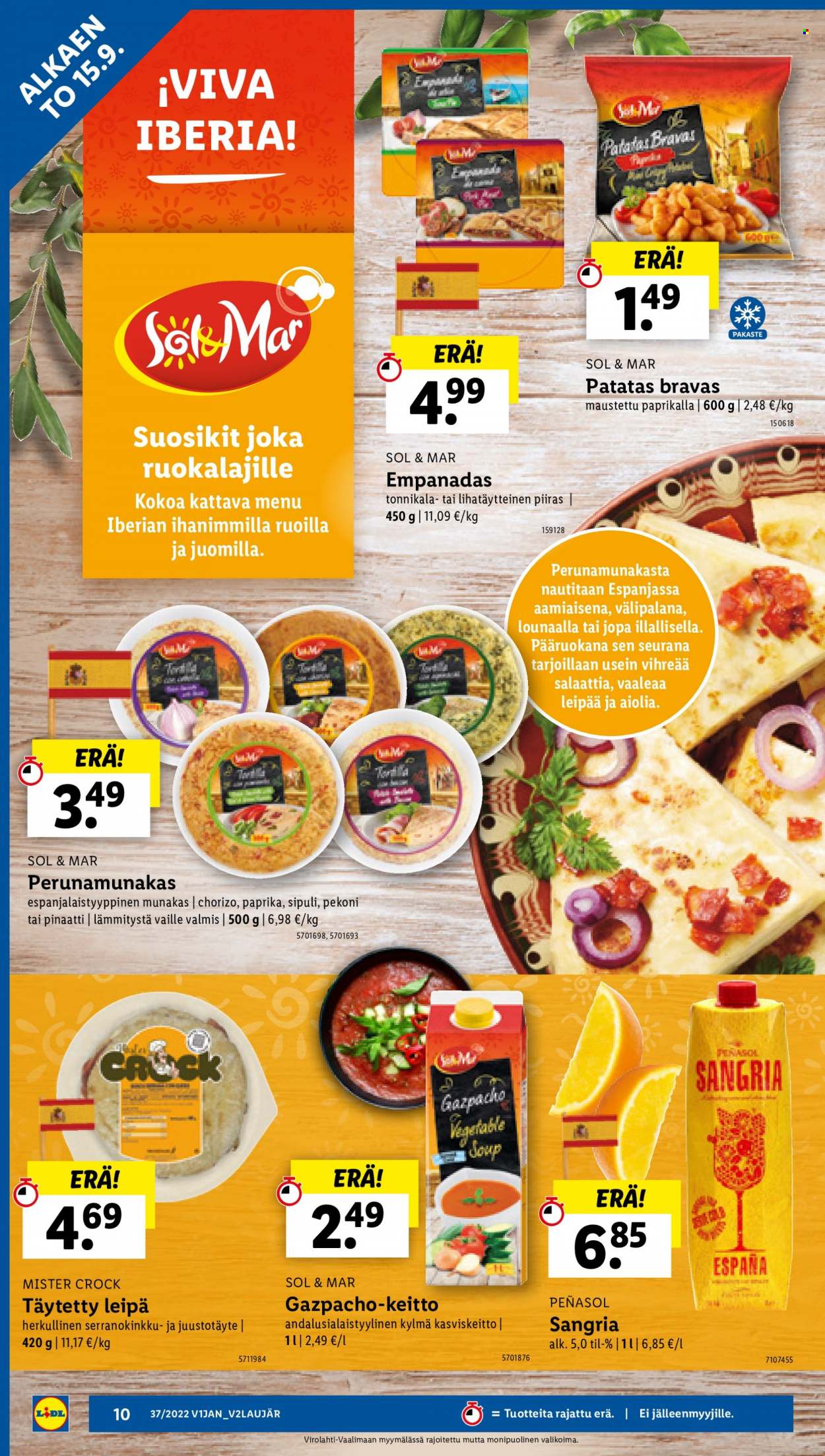 Lidl tarjoukset - 15.09.2022 - 21.09.2022. Sivu 10