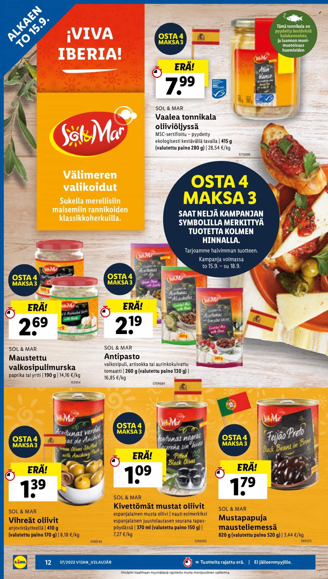 Lidl tarjoukset - 15.09.2022 - 21.09.2022. Sivu 12