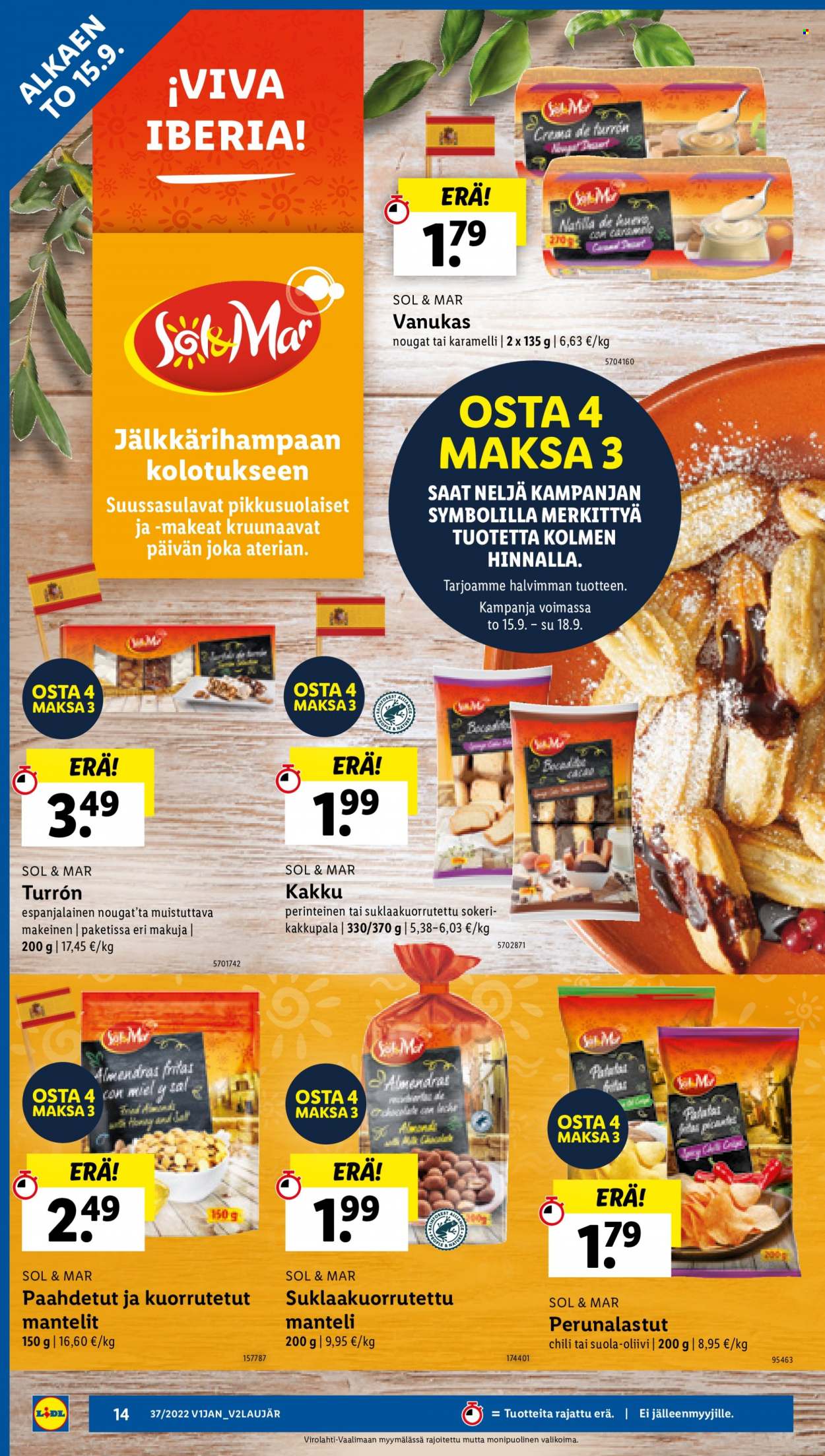 Lidl tarjoukset - 15.09.2022 - 21.09.2022. Sivu 14