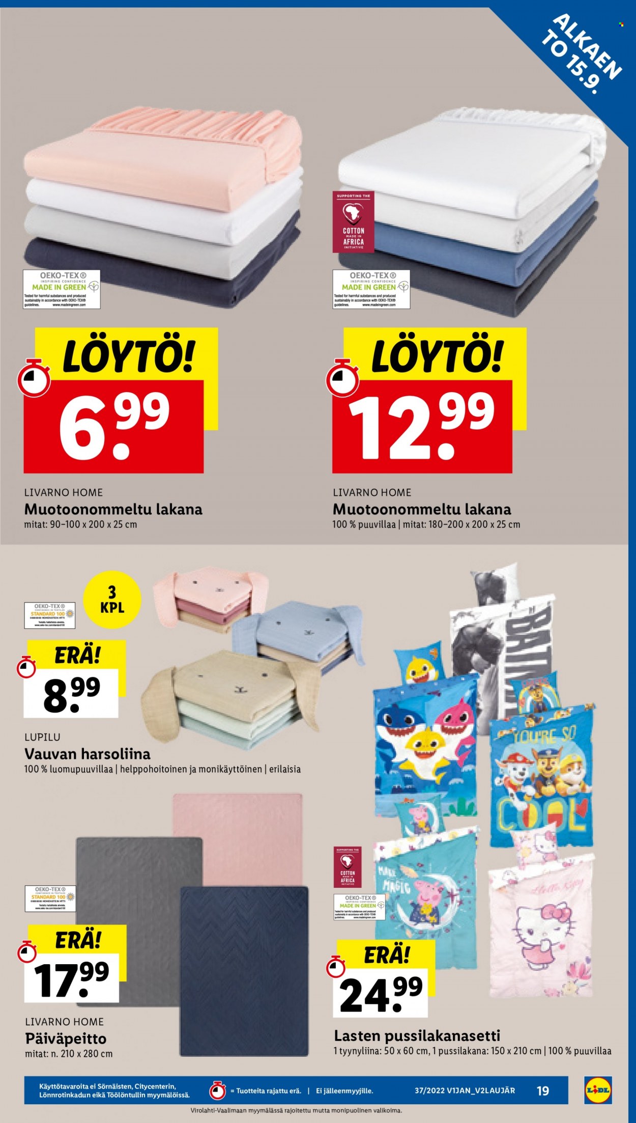 Lidl tarjoukset - 15.09.2022 - 21.09.2022. Sivu 19