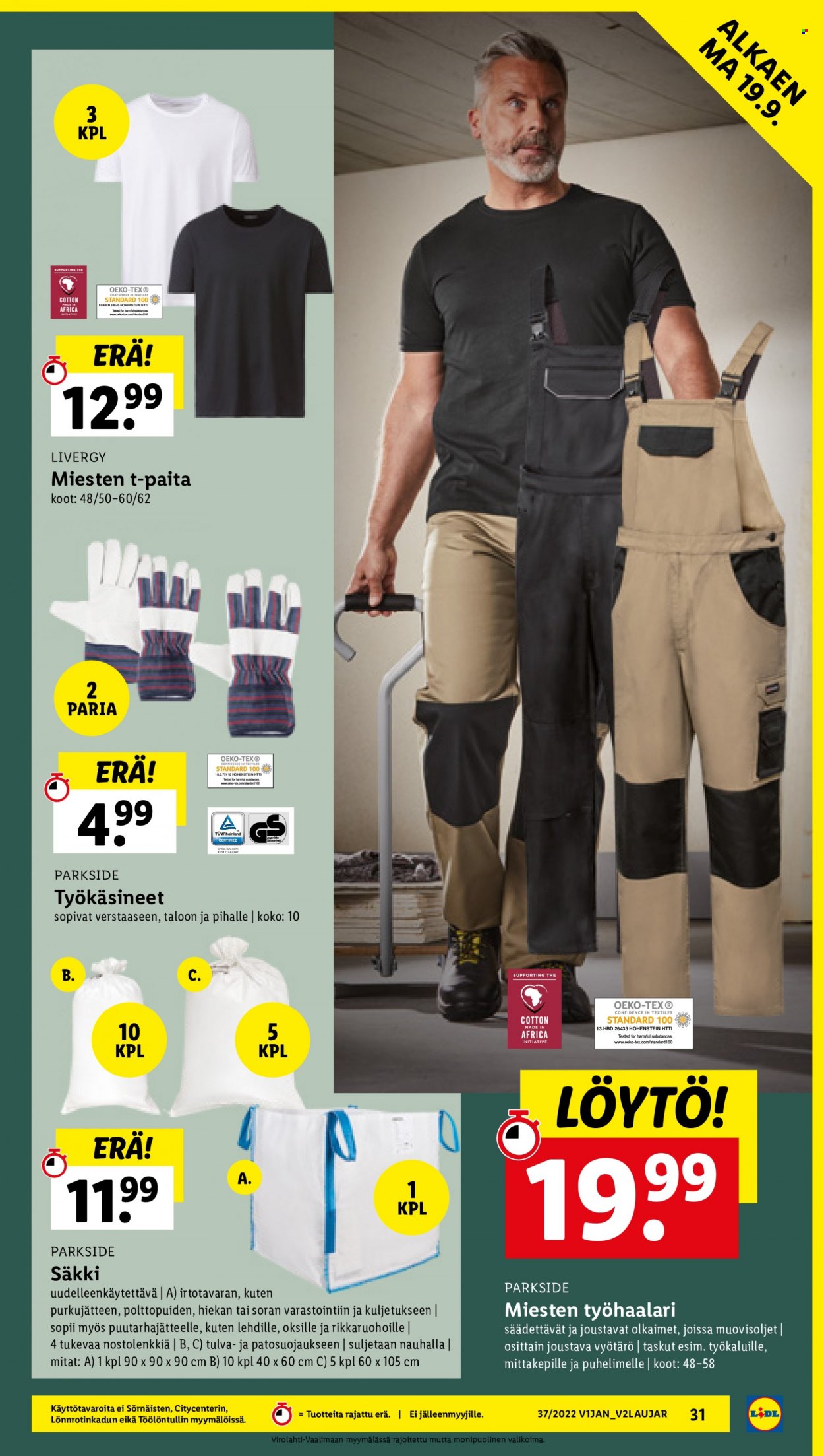 Lidl tarjoukset - 15.09.2022 - 21.09.2022. Sivu 31