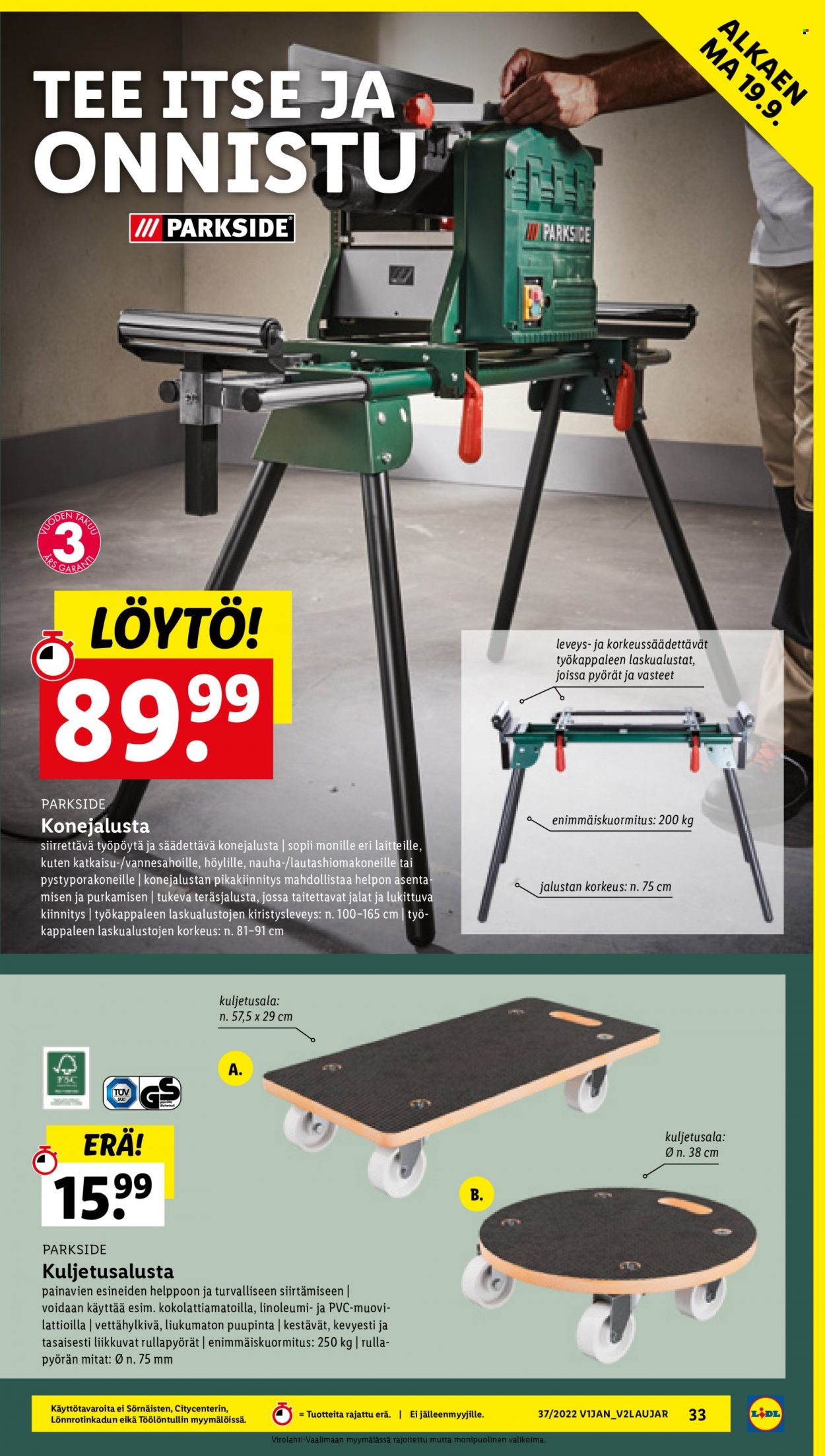 Lidl tarjoukset - 15.09.2022 - 21.09.2022. Sivu 33