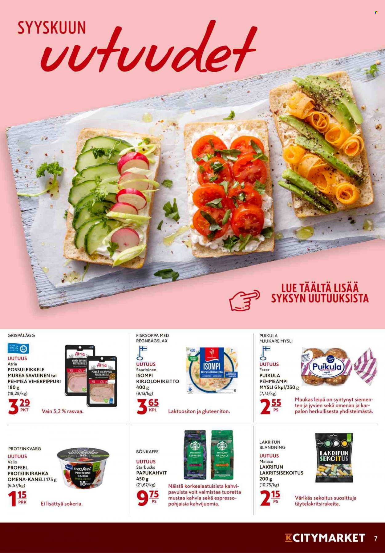 K-citymarket tarjoukset - 12.09.2022 - 18.09.2022. Sivu 7