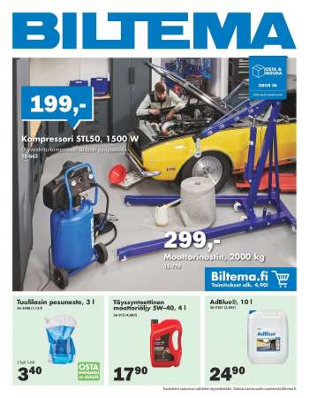 Biltema tarjoukset .