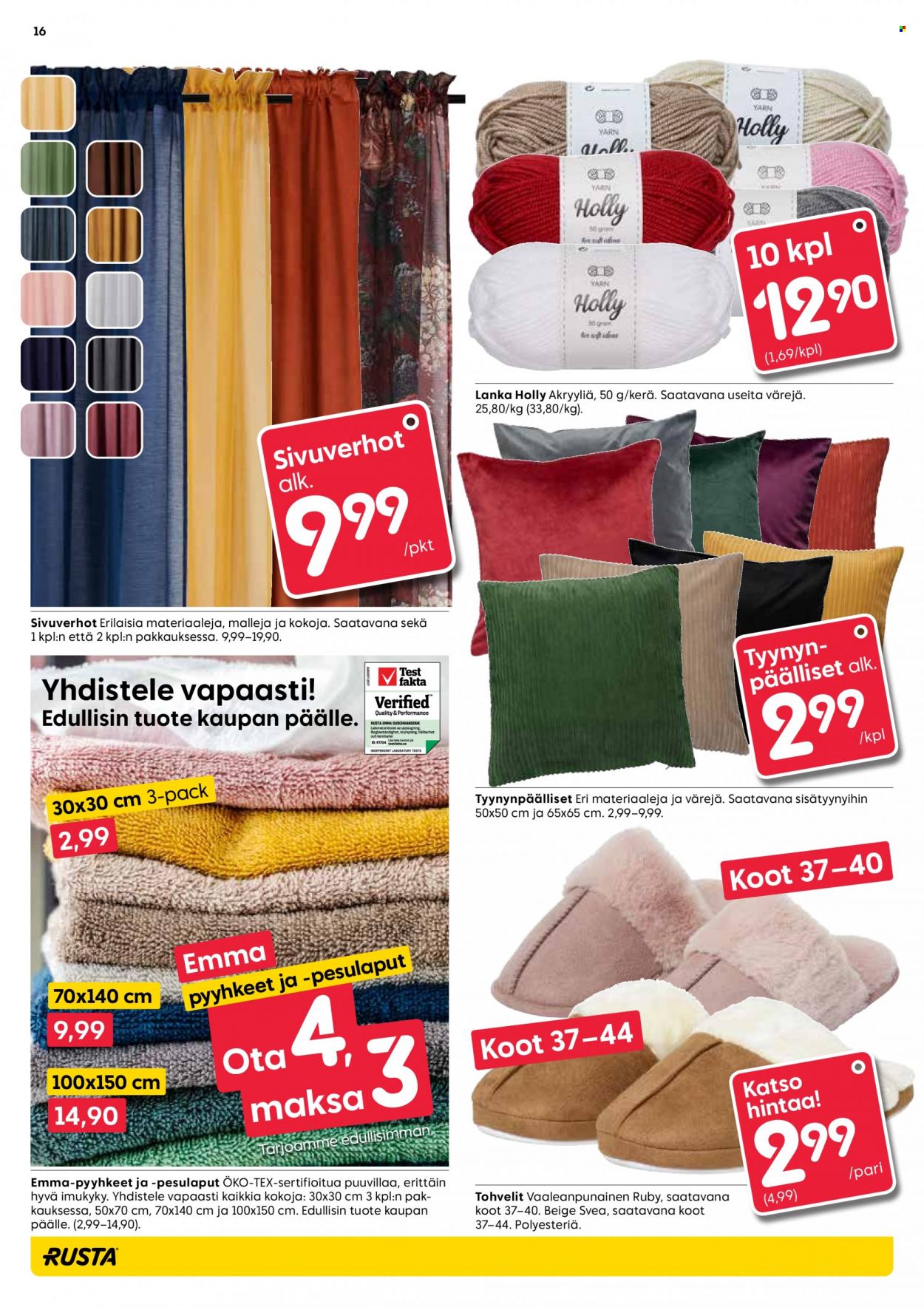 Rusta tarjoukset - 14.09.2022 - 18.09.2022. Sivu 16