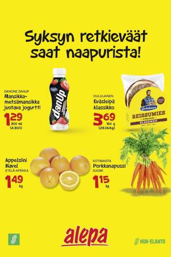 Alepa tarjoukset  - 14.09.2022 - 20.09.2022.