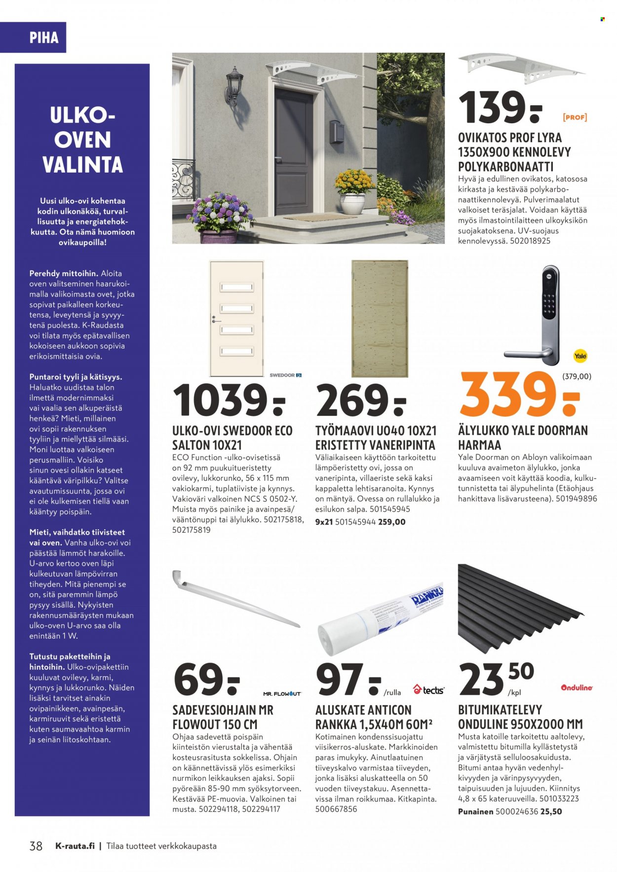 K-Rauta tarjoukset - 14.09.2022 - 27.09.2022. Sivu 38