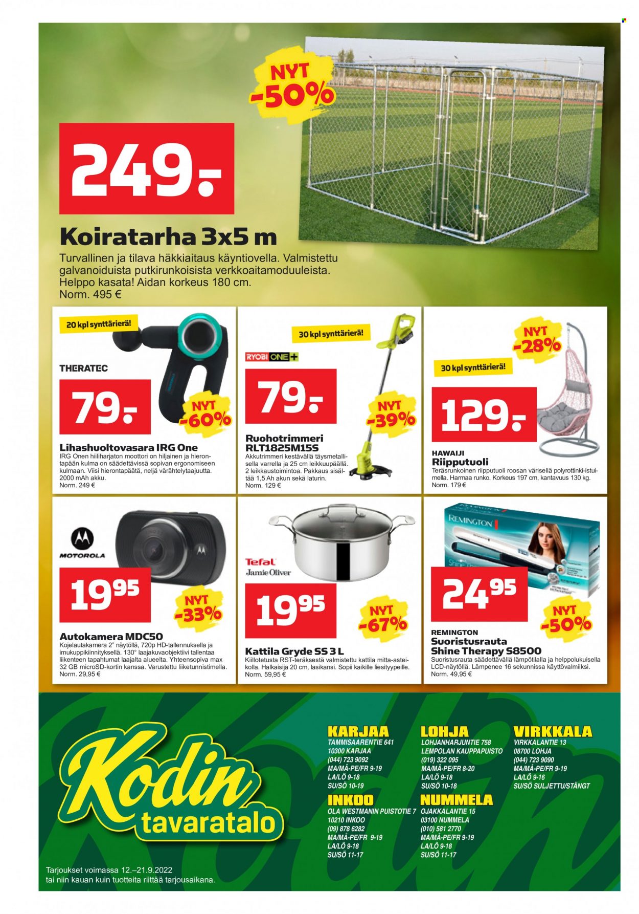 Kodintavaratalo tarjoukset - 12.09.2022 - 21.09.2022. Sivu 8