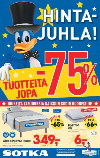 Sotka tarjoukset  - 09.09.2022 - 28.09.2022.