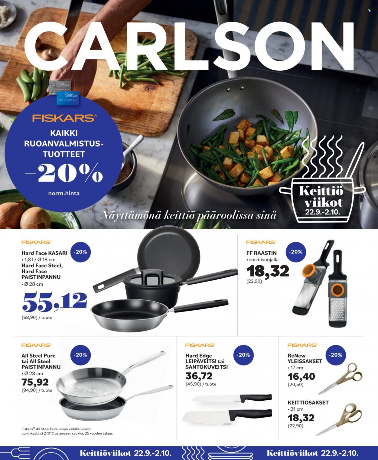 Carlson tarjoukset - 22.09.2022 - 02.10.2022. Sivu 1