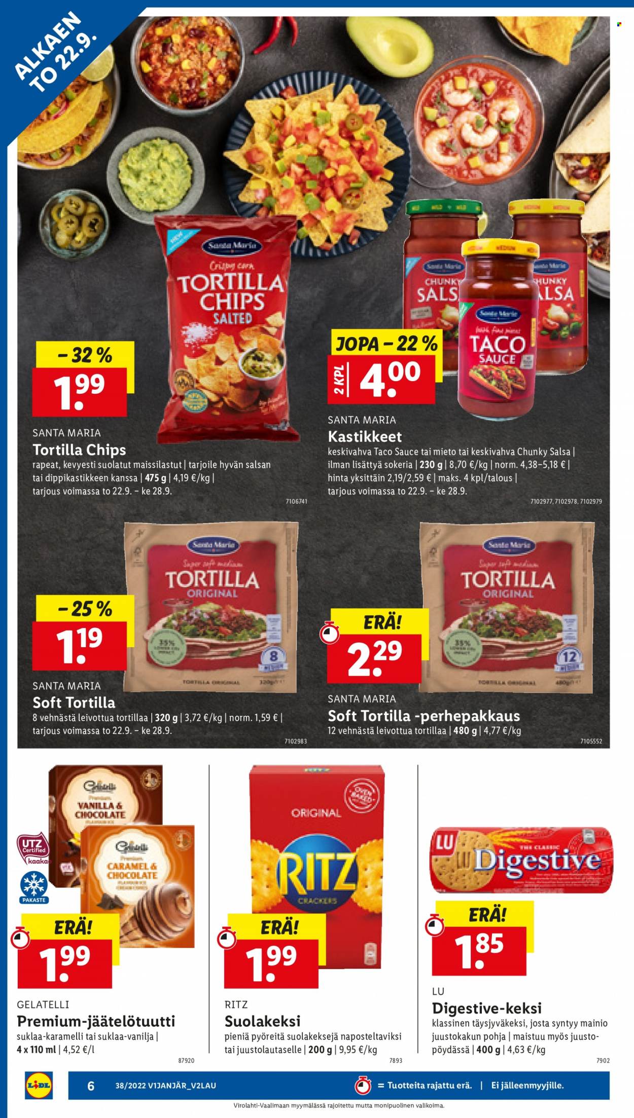 Lidl tarjoukset - 22.09.2022 - 28.09.2022. Sivu 6