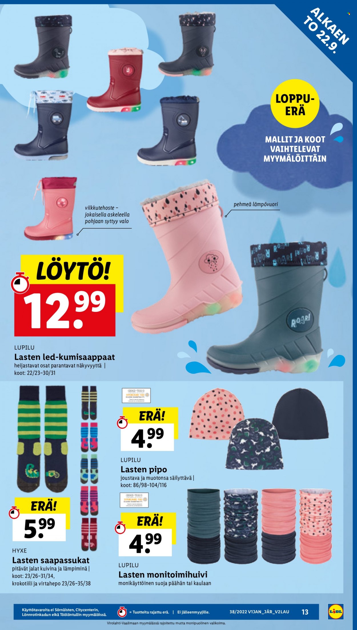 Lidl tarjoukset - 22.09.2022 - 28.09.2022. Sivu 13