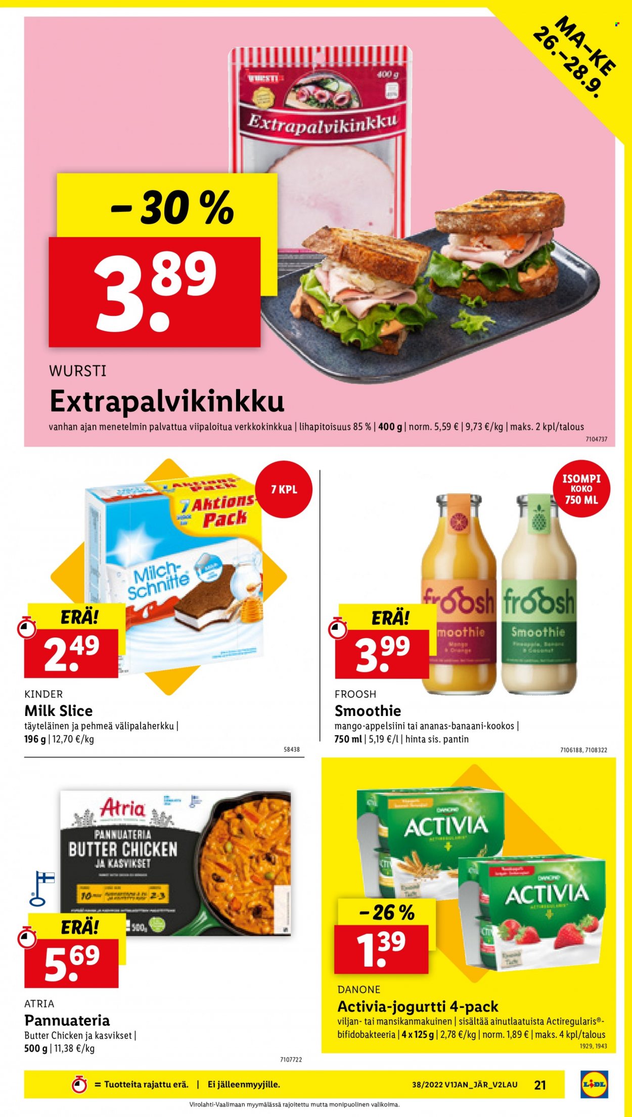 Lidl tarjoukset - 22.09.2022 - 28.09.2022. Sivu 21