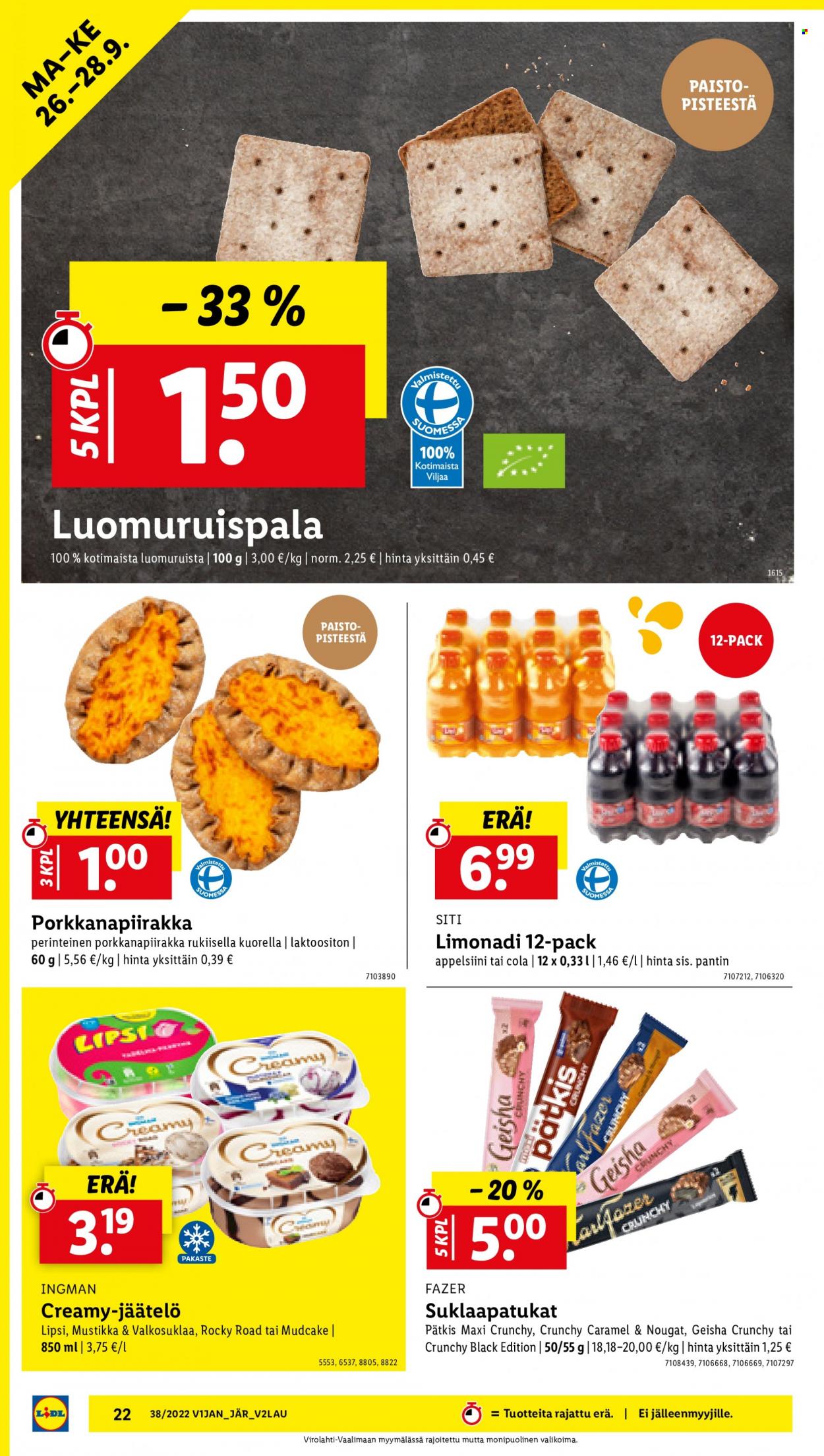 Lidl tarjoukset - 22.09.2022 - 28.09.2022. Sivu 22