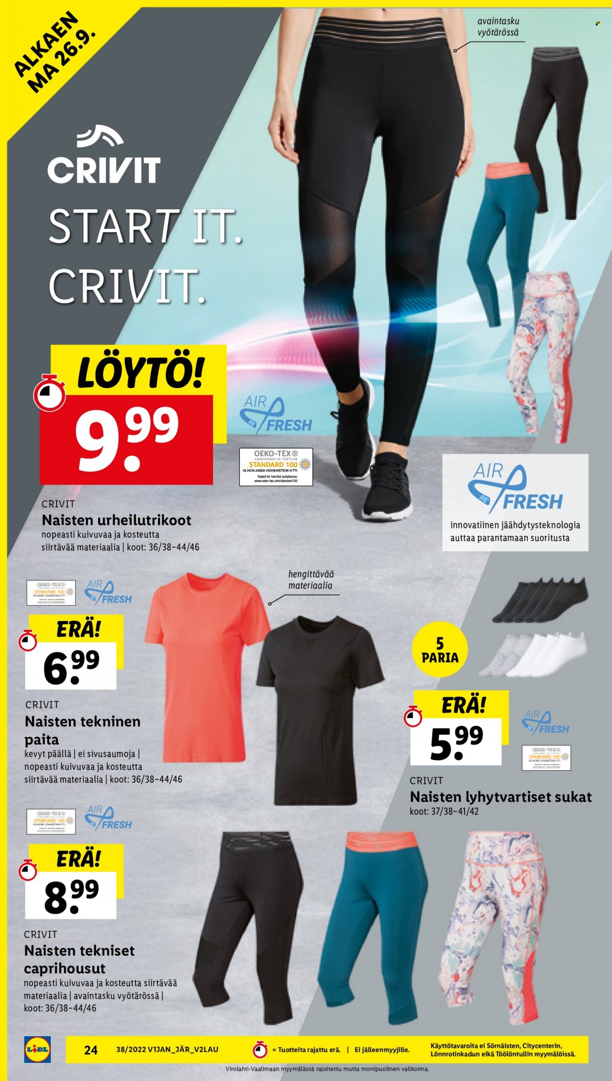 Lidl tarjoukset - 22.09.2022 - 28.09.2022. Sivu 24