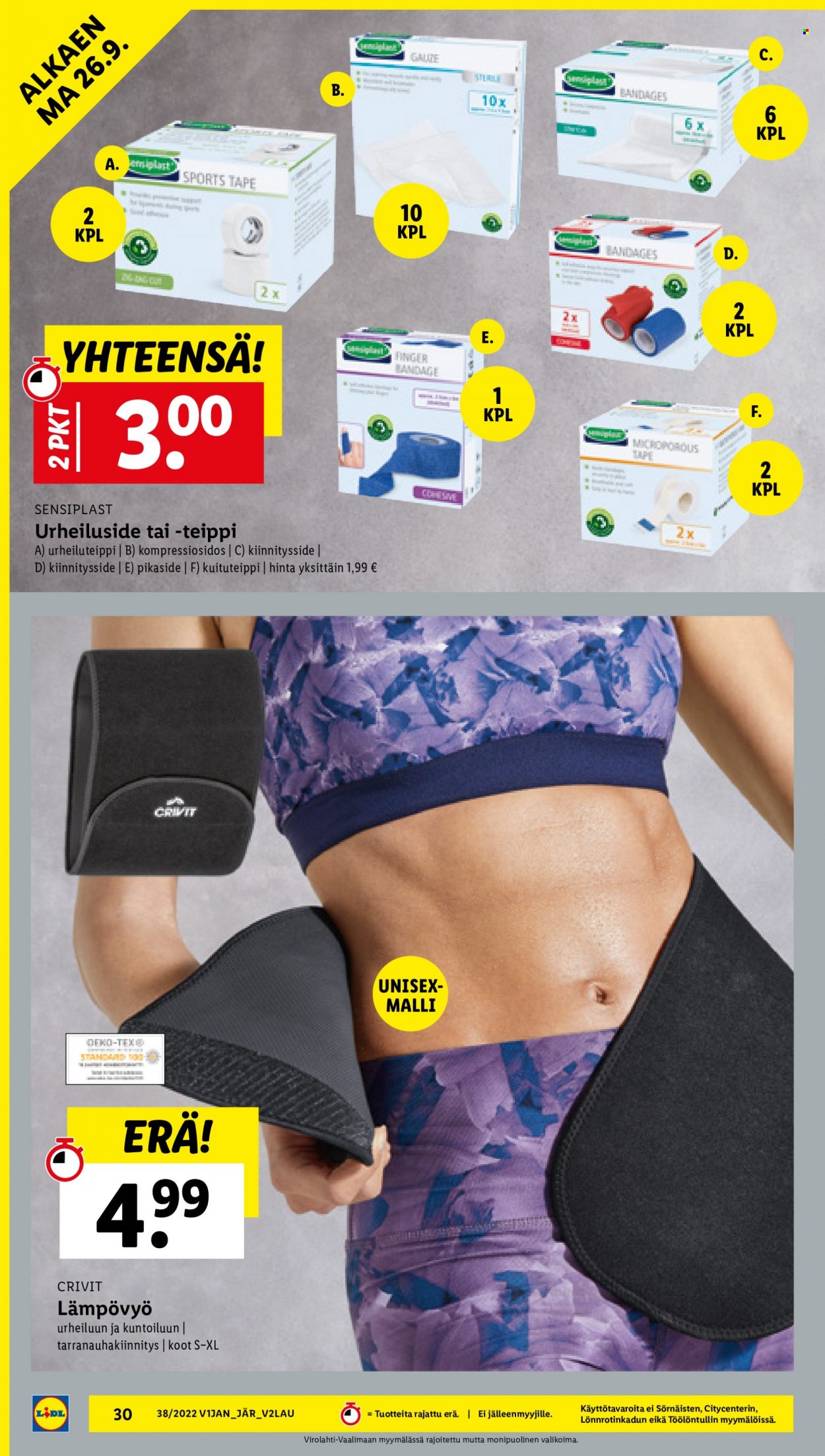 Lidl tarjoukset - 22.09.2022 - 28.09.2022. Sivu 30