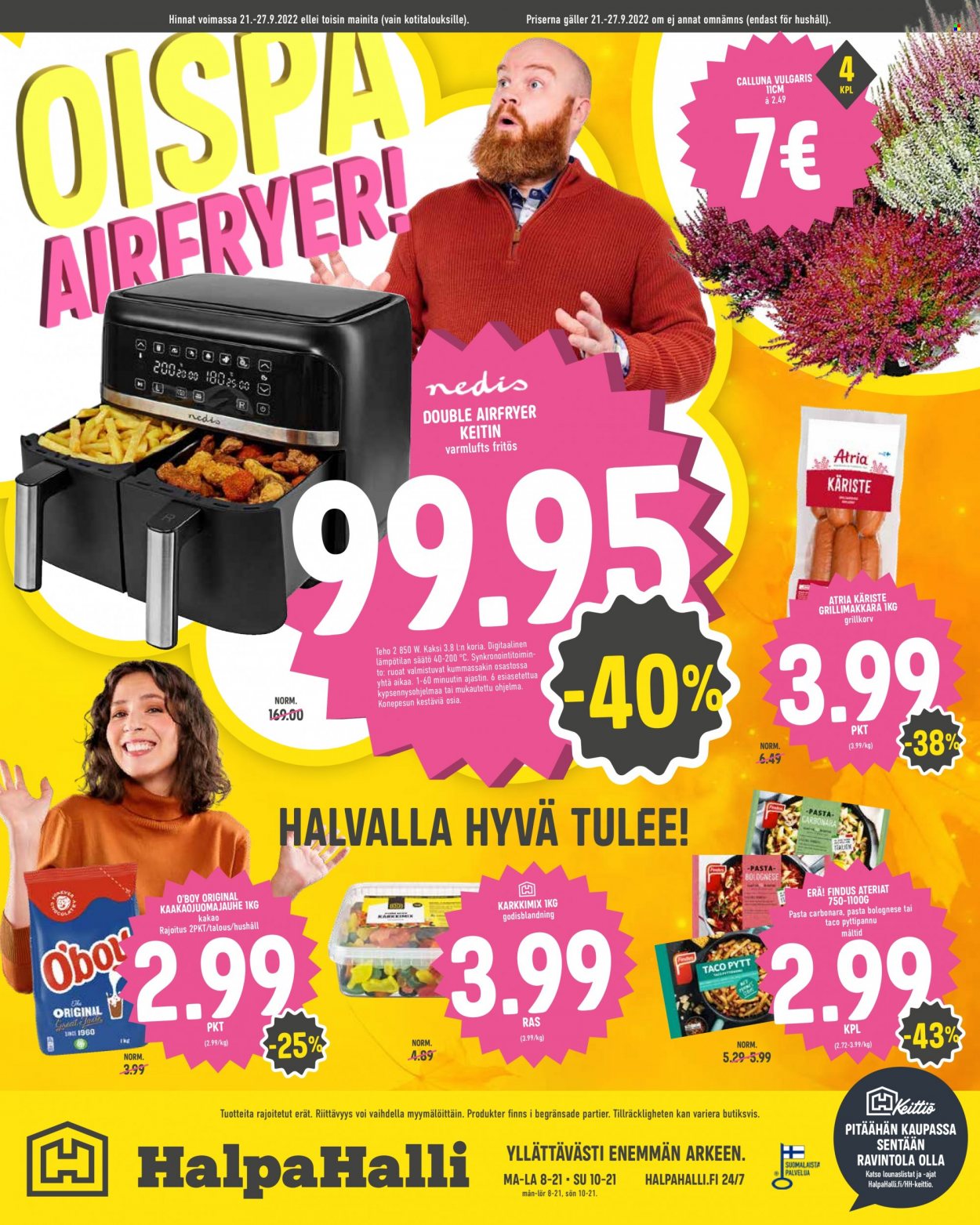 HalpaHalli tarjoukset - 21.09.2022 - 27.09.2022. Sivu 1