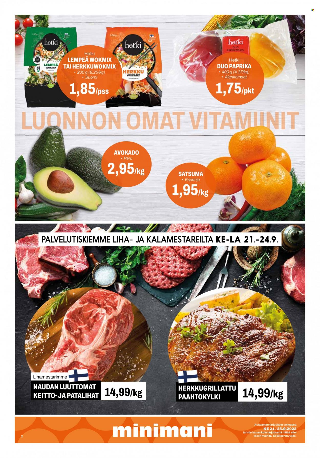 Minimani tarjoukset - 21.09.2022 - 25.09.2022. Sivu 2