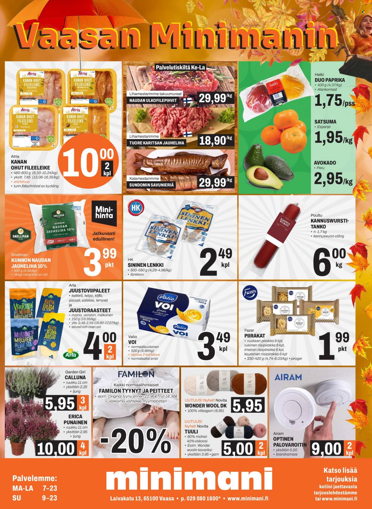 Minimani tarjoukset - 21.09.2022 - 25.09.2022. Sivu 1