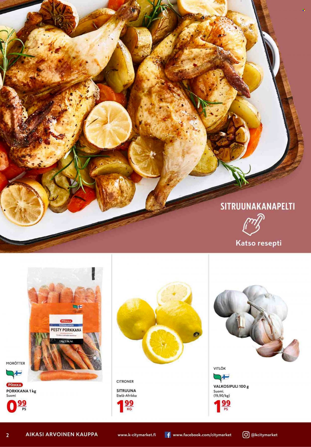 K-citymarket tarjoukset - 26.09.2022 - 16.10.2022. Sivu 2