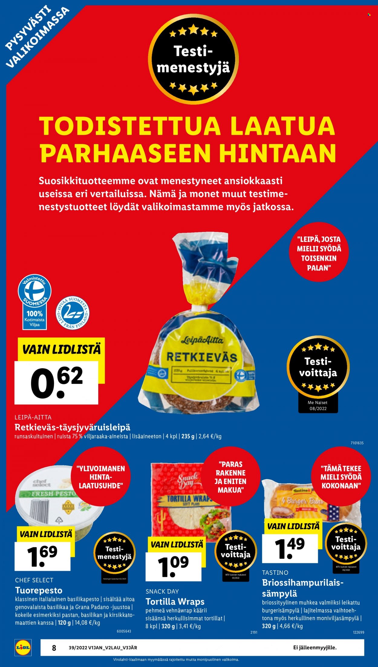 Lidl tarjoukset - 29.09.2022 - 05.10.2022. Sivu 8
