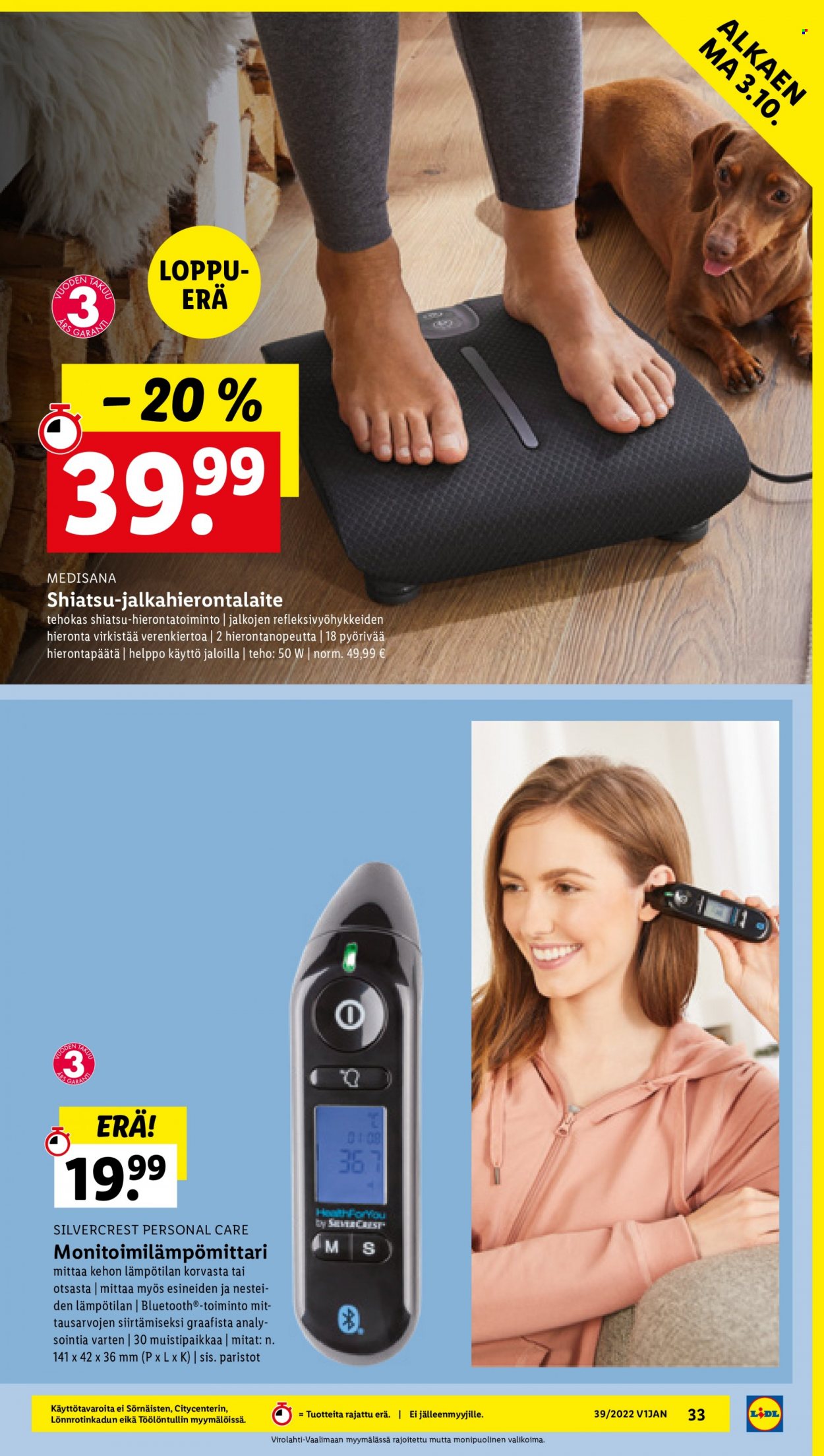 Lidl tarjoukset - 29.09.2022 - 05.10.2022. Sivu 33