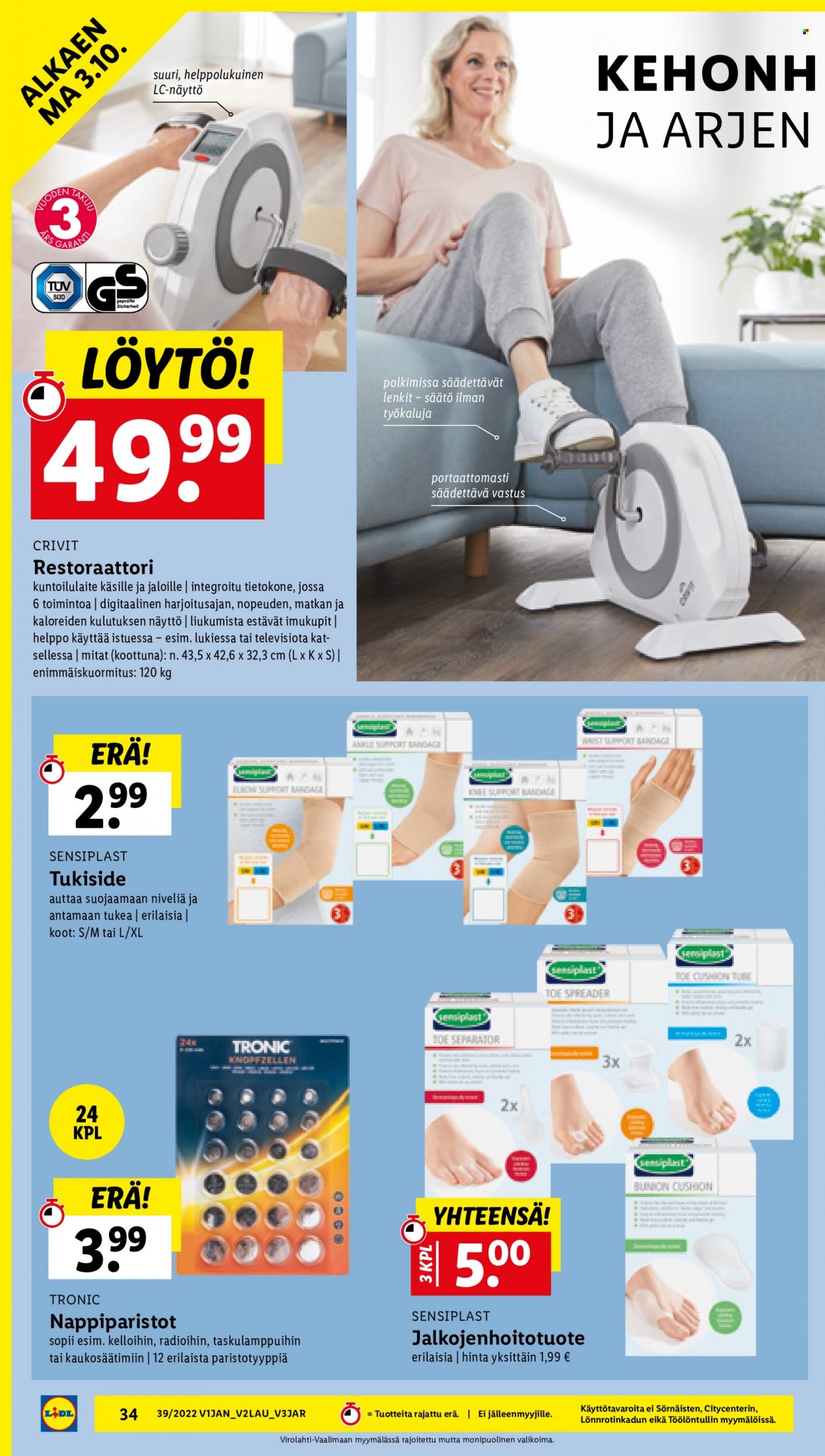 Lidl tarjoukset - 29.09.2022 - 05.10.2022. Sivu 34