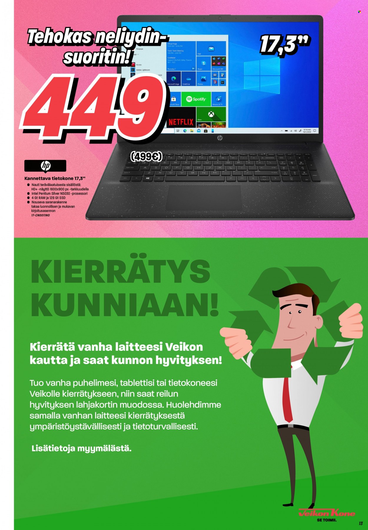 Veikon Kone tarjoukset - 26.09.2022 - 01.10.2022. Sivu 13