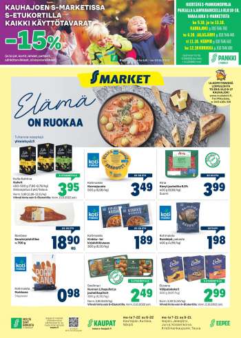 S-market tarjoukset  - 28.09.2022 - 02.10.2022.
