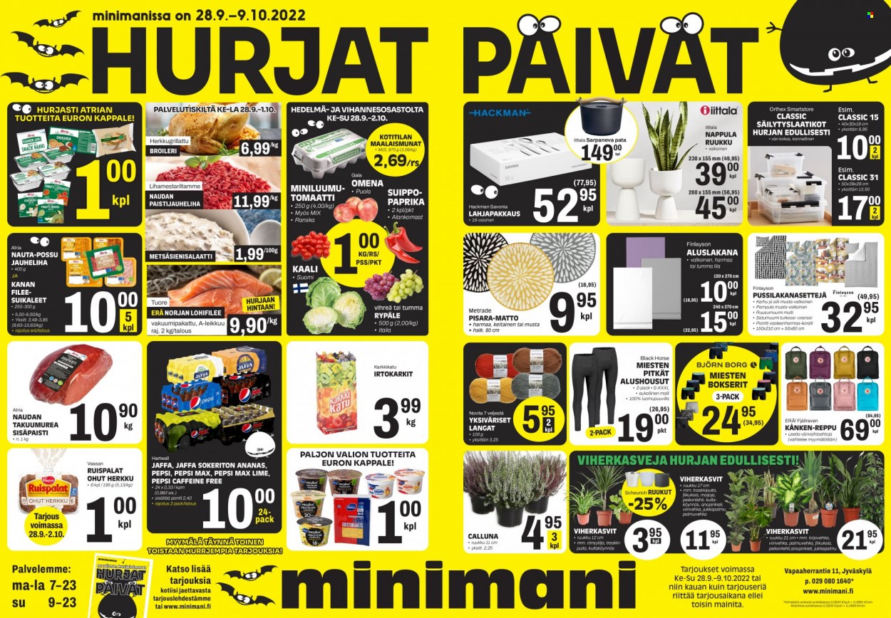 Minimani tarjoukset - 28.09.2022 - 09.10.2022. Sivu 1