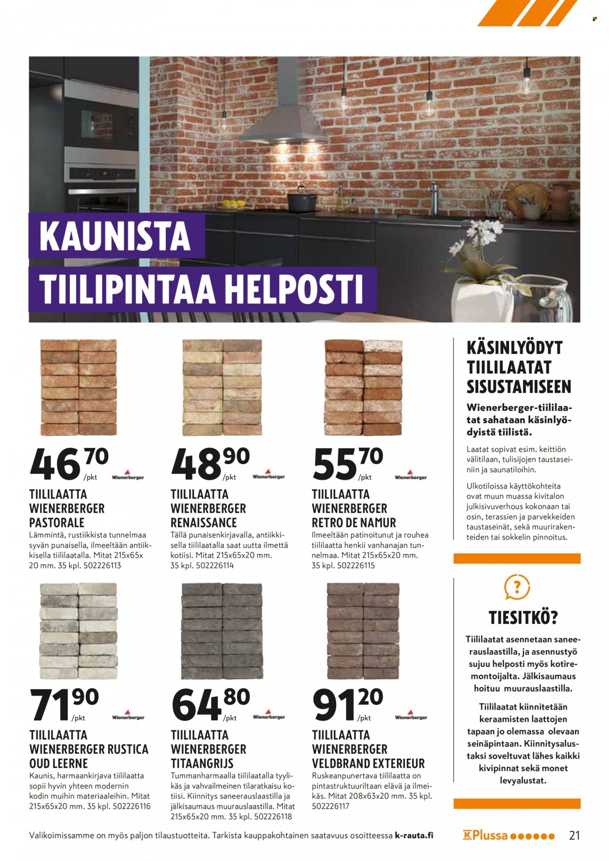 K-Rauta tarjoukset - 28.09.2022 - 11.10.2022. Sivu 21