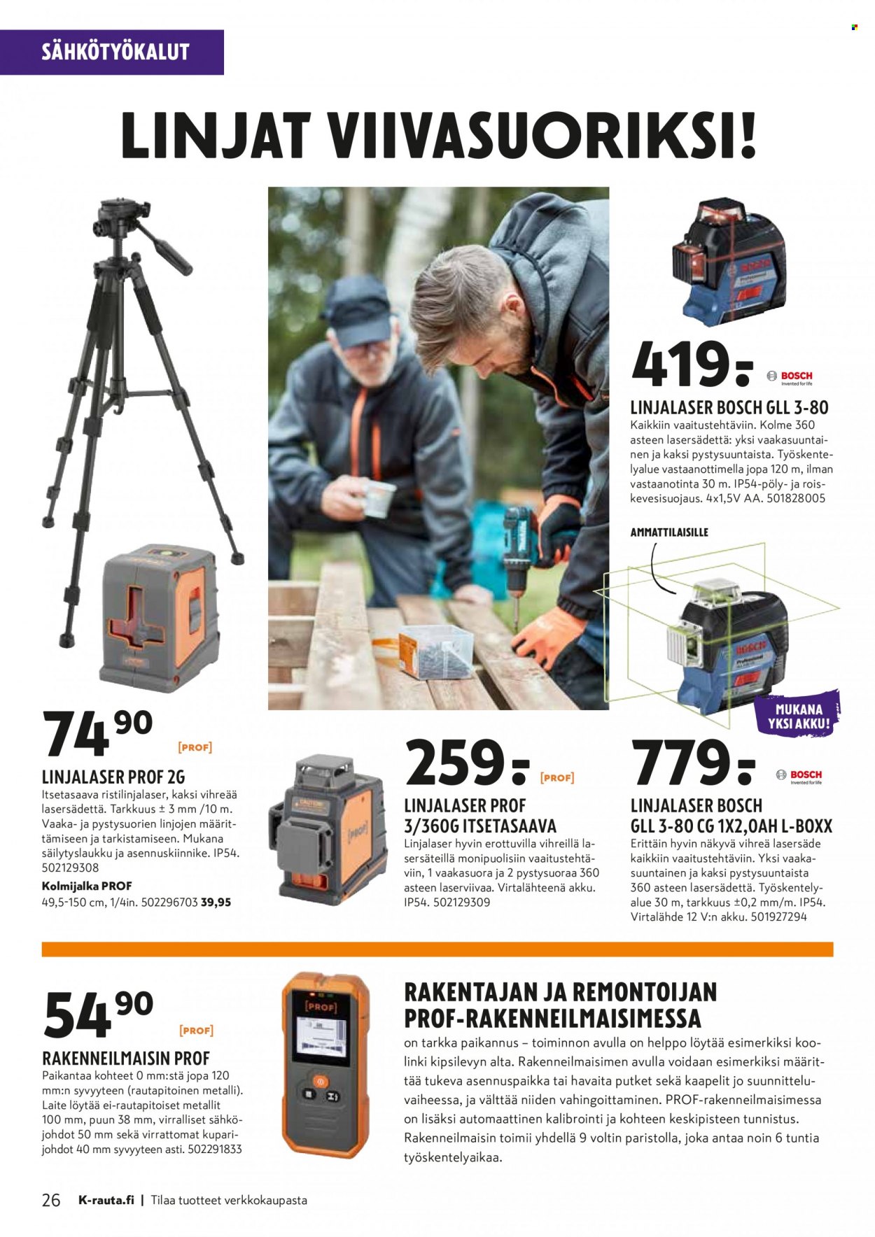 K-Rauta tarjoukset - 28.09.2022 - 11.10.2022. Sivu 26