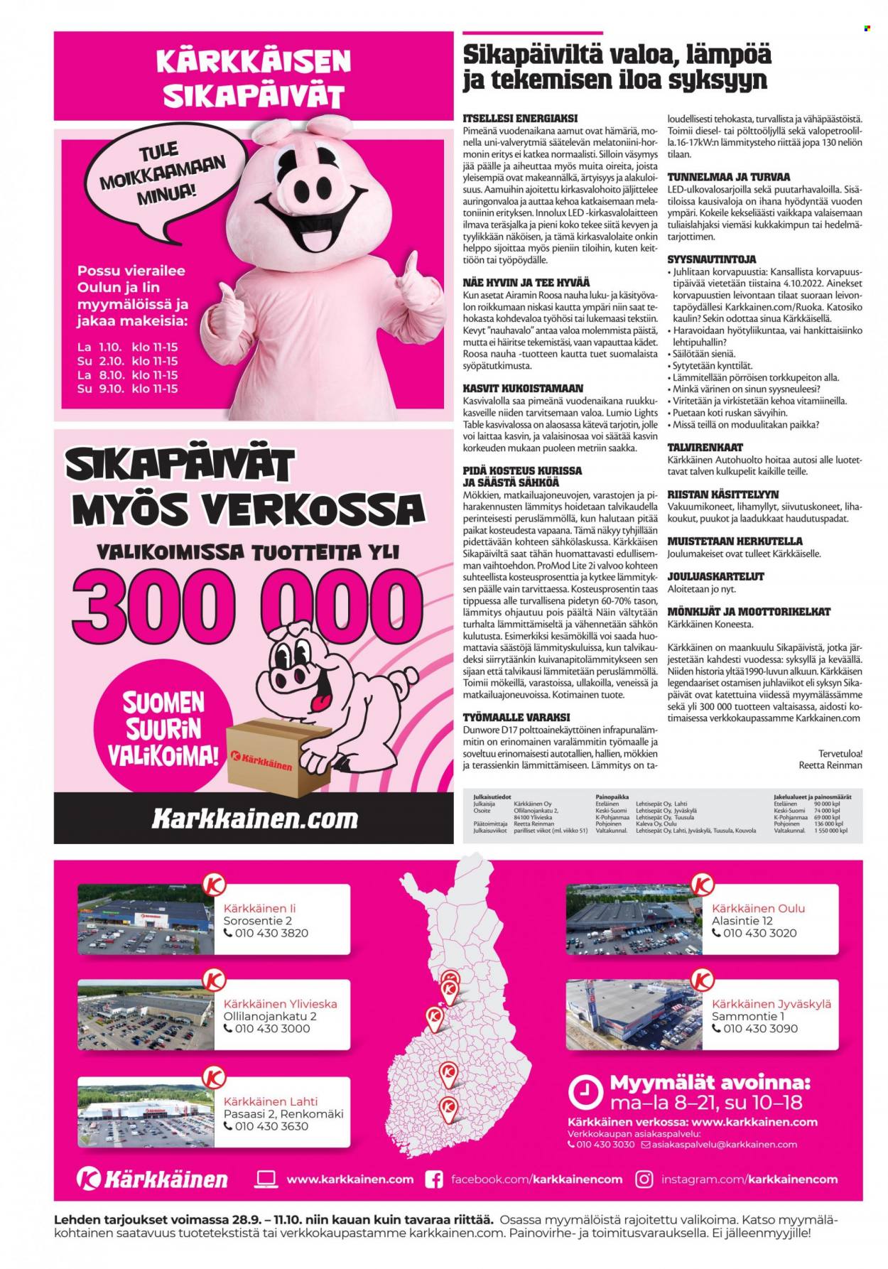 Kärkkäinen tarjoukset - 28.09.2022 - 11.10.2022. Sivu 2