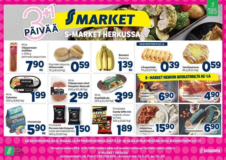 S-market tarjoukset - 28.09.2022 - 02.10.2022. Sivu 1