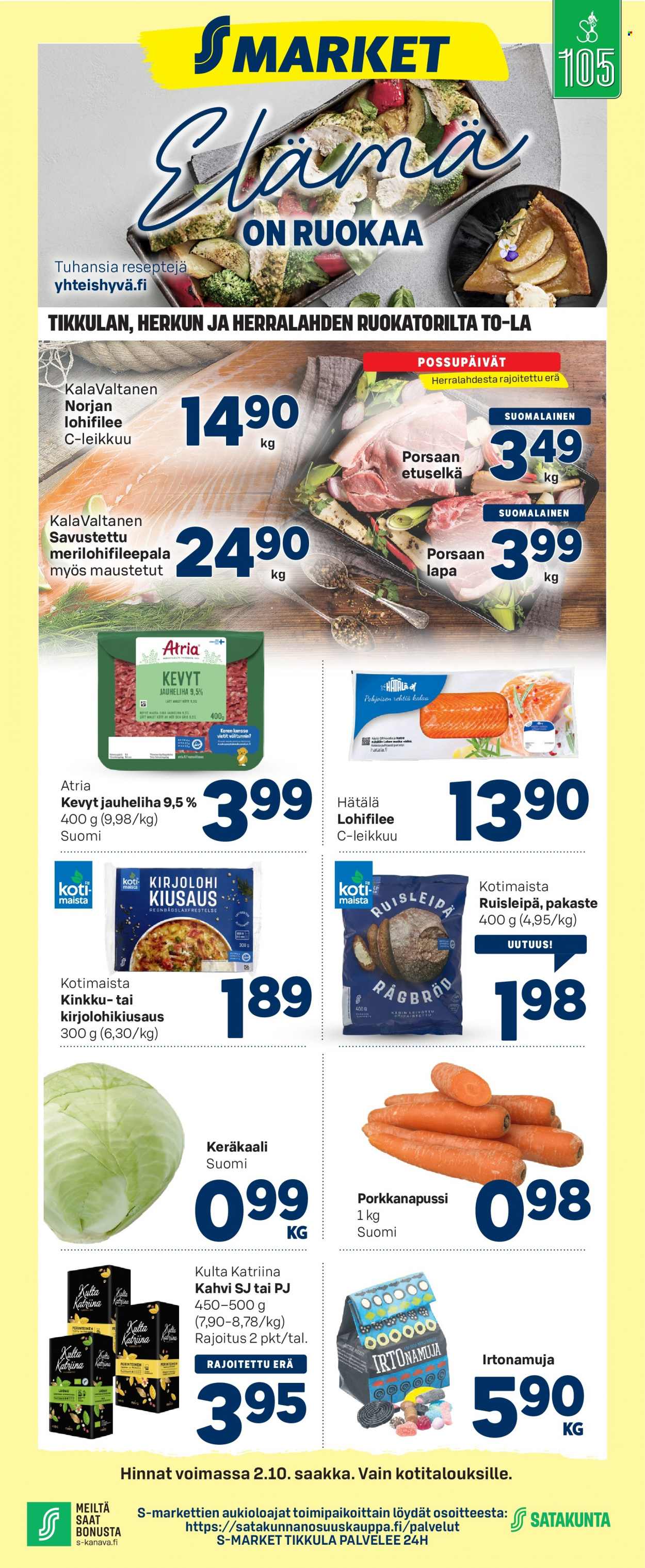 S-market tarjoukset - 28.09.2022 - 02.10.2022. Sivu 1