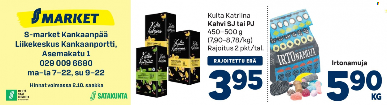 S-market tarjoukset - 28.09.2022 - 02.10.2022. Sivu 1