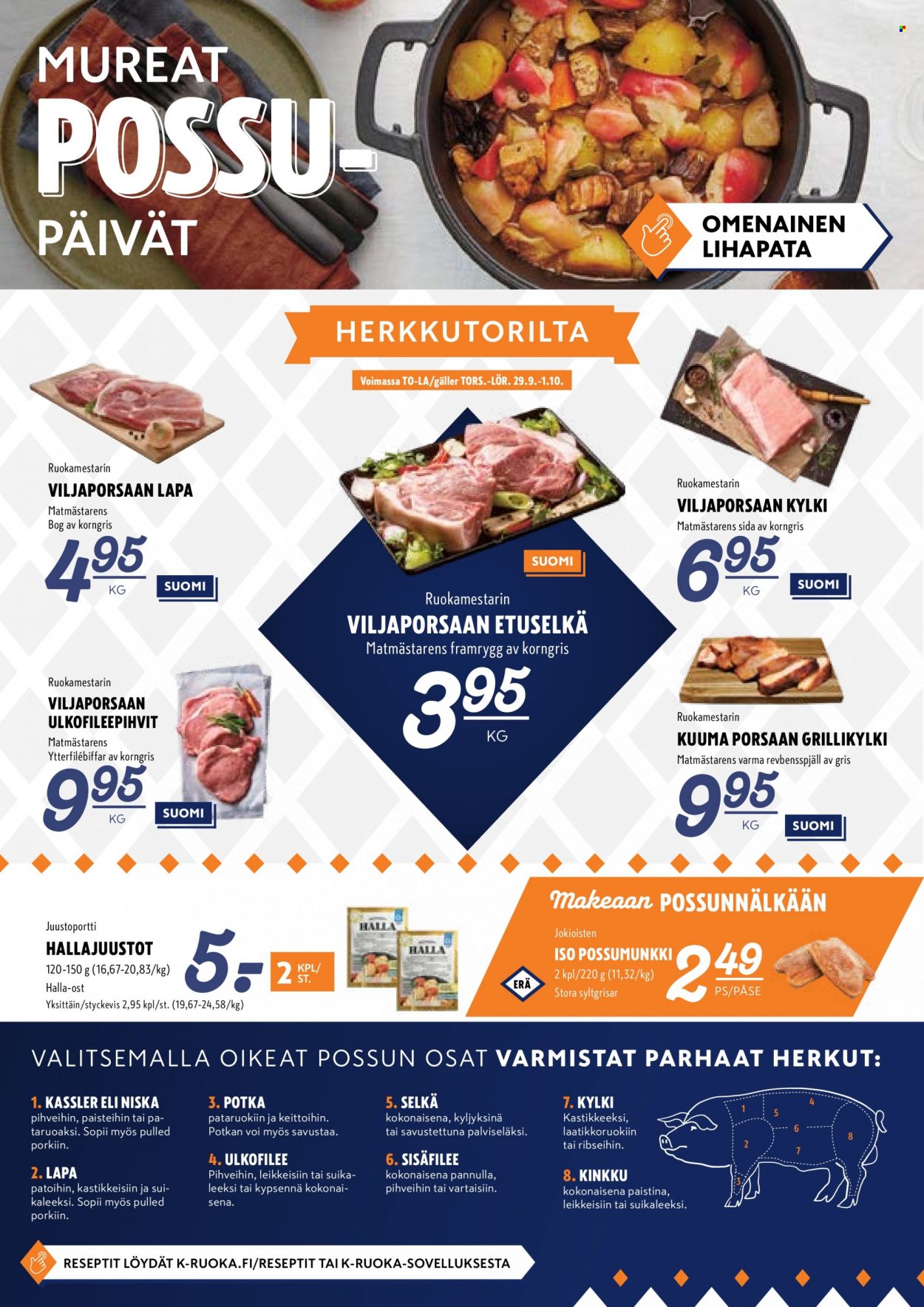 K-Supermarket tarjoukset - 29.09.2022 - 02.10.2022. Sivu 4