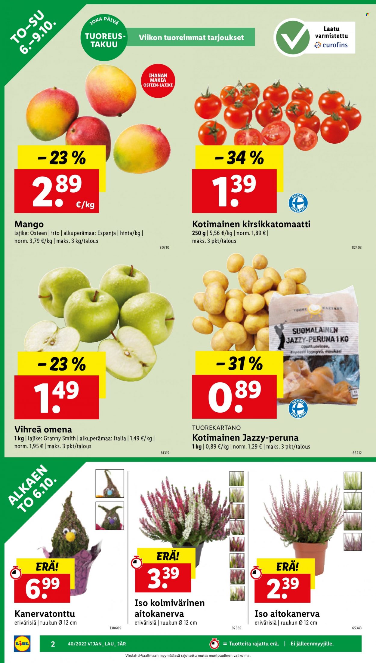 Lidl tarjoukset - 06.10.2022 - 12.10.2022. Sivu 2
