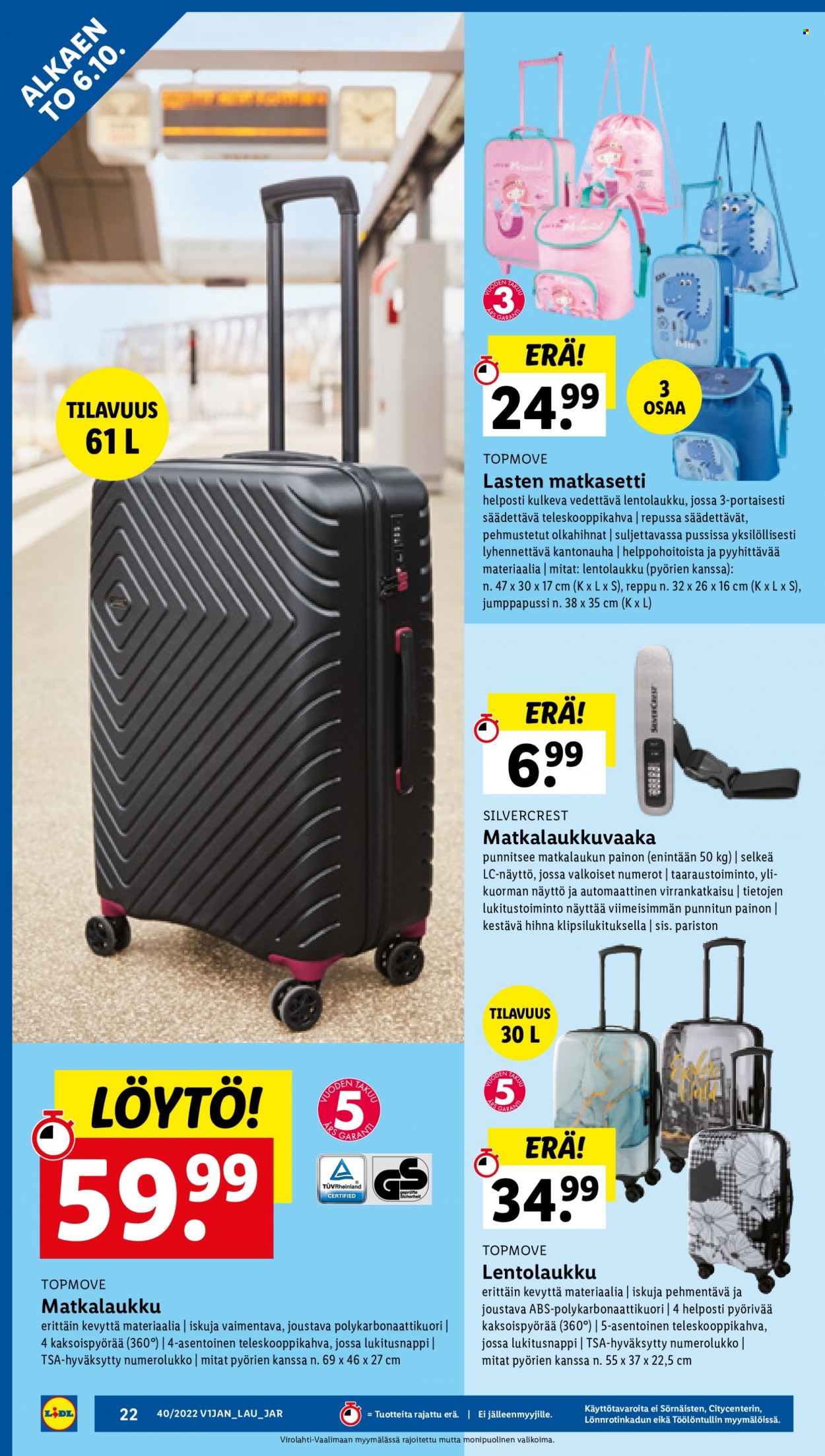 Lidl tarjoukset - 06.10.2022 - 12.10.2022. Sivu 22